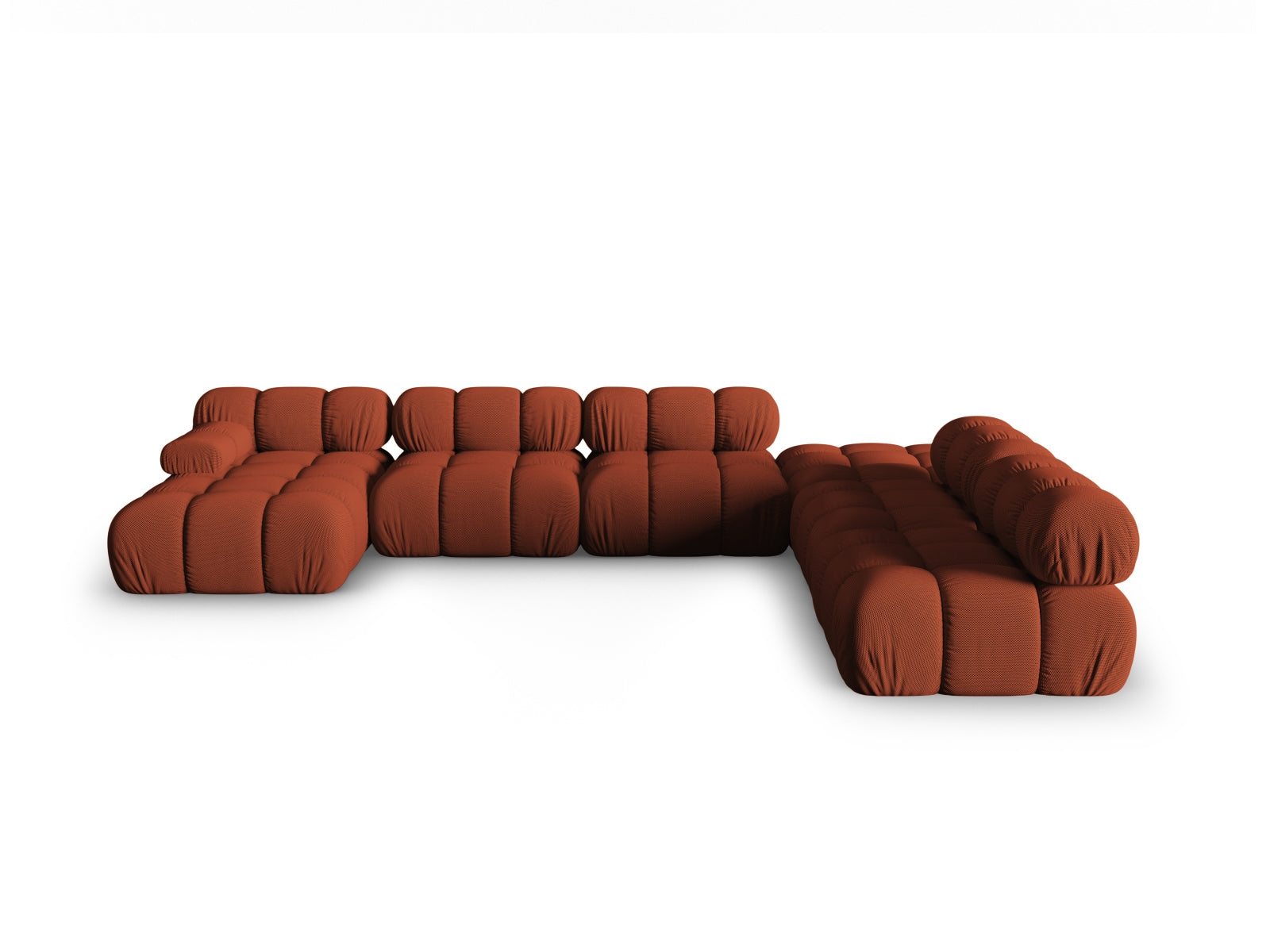 Bellis Modulares Panoramic Ecksofa rechts 7 Sitzer 282cm in Brick-Sonic präsentiert im Onlineshop von KAQTU Design AG. Ecksofa rechts ist von Micadoni