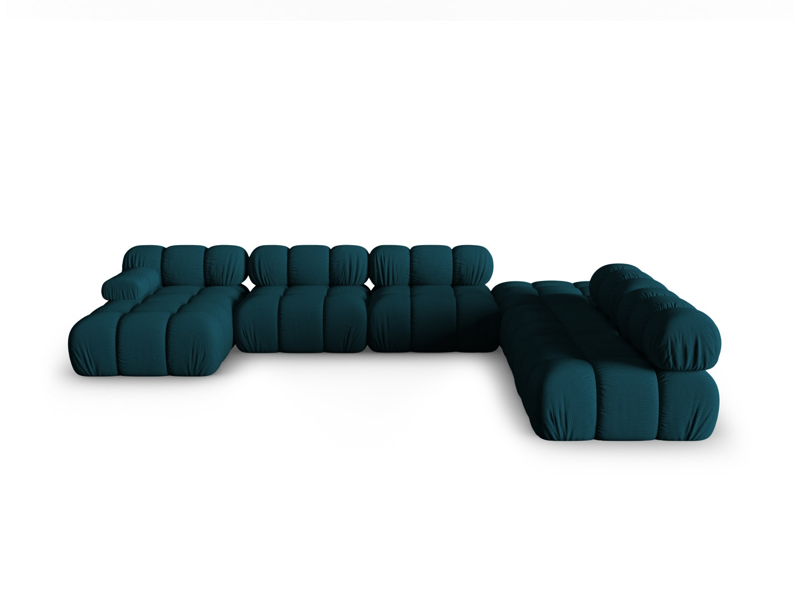 Bellis Modulares Panoramic Ecksofa rechts 7 Sitzer 282cm in Navy Blue-Sonic präsentiert im Onlineshop von KAQTU Design AG. Ecksofa rechts ist von Micadoni