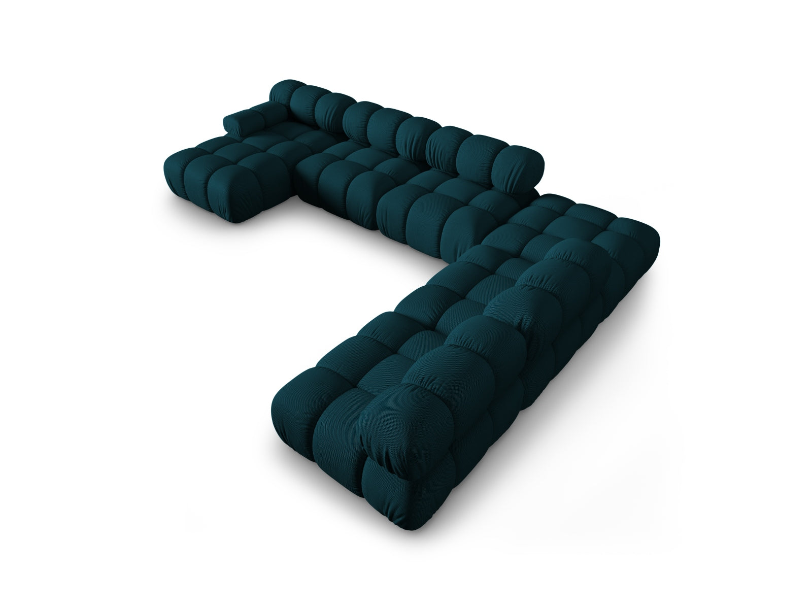 Bellis Modulares Panoramic Ecksofa rechts 7 Sitzer 282cm in Navy Blue präsentiert im Onlineshop von KAQTU Design AG. Ecksofa rechts ist von Micadoni