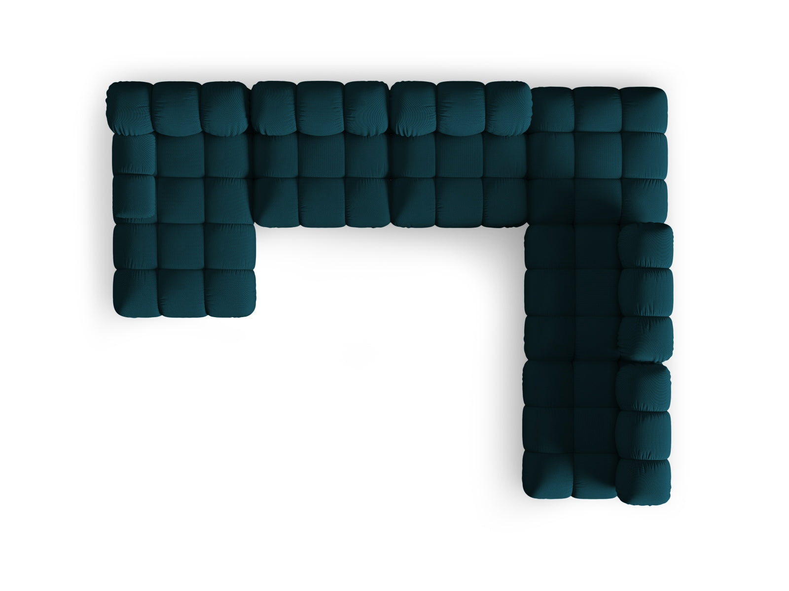 Bellis Modulares Panoramic Ecksofa rechts 7 Sitzer 282cm in Navy Blue präsentiert im Onlineshop von KAQTU Design AG. Ecksofa rechts ist von Micadoni