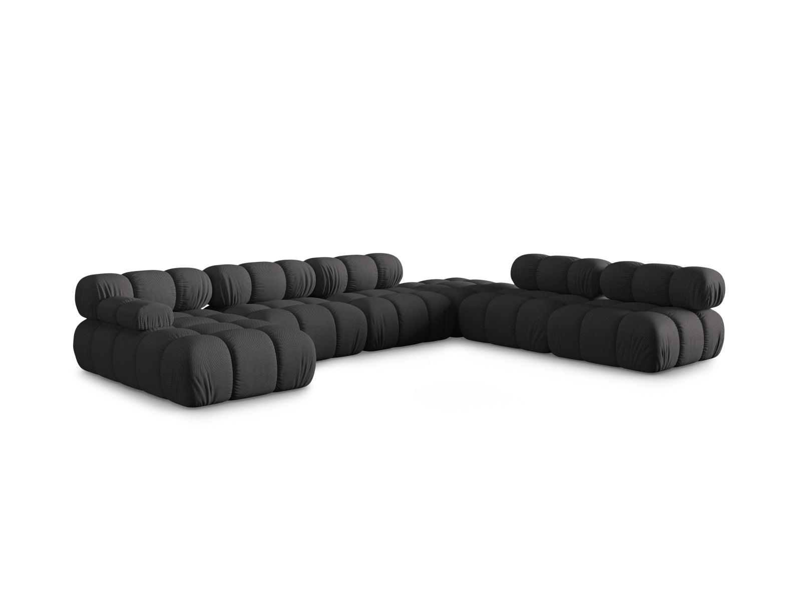 Bellis Modulares Panoramic Ecksofa rechts 7 Sitzer 282cm in Espresso präsentiert im Onlineshop von KAQTU Design AG. Ecksofa rechts ist von Micadoni