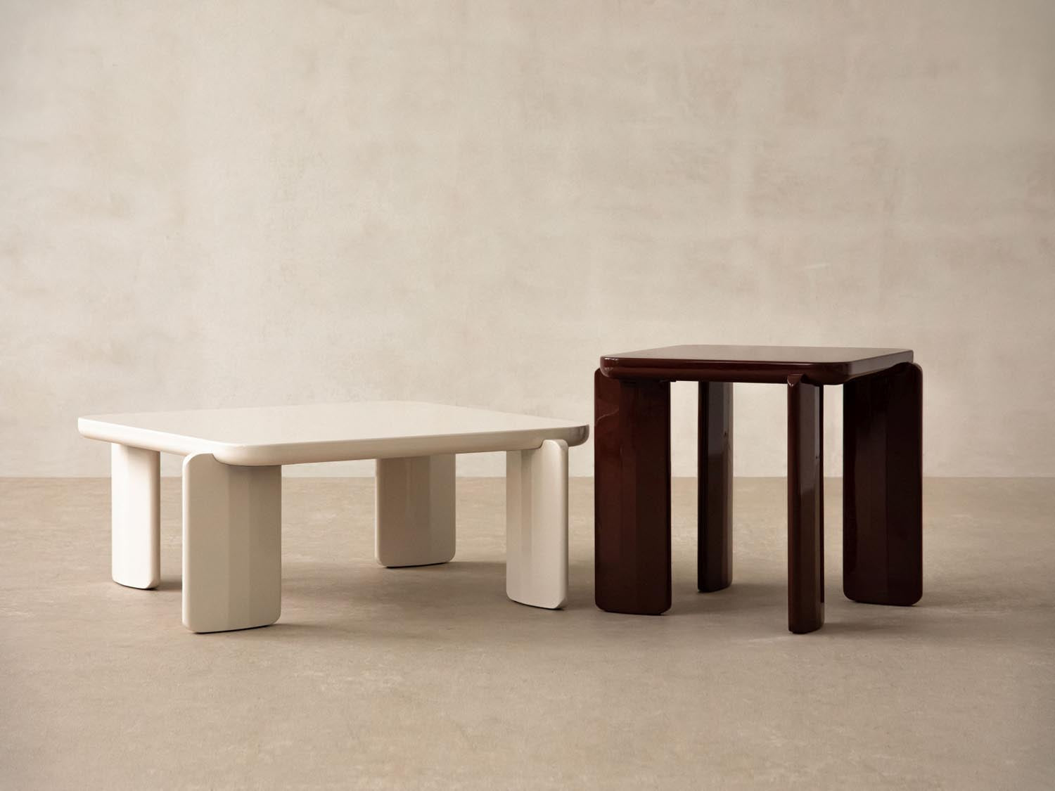 Kaffeetisch Jonc 80x80 in  präsentiert im Onlineshop von KAQTU Design AG. Couchtisch ist von Micadoni