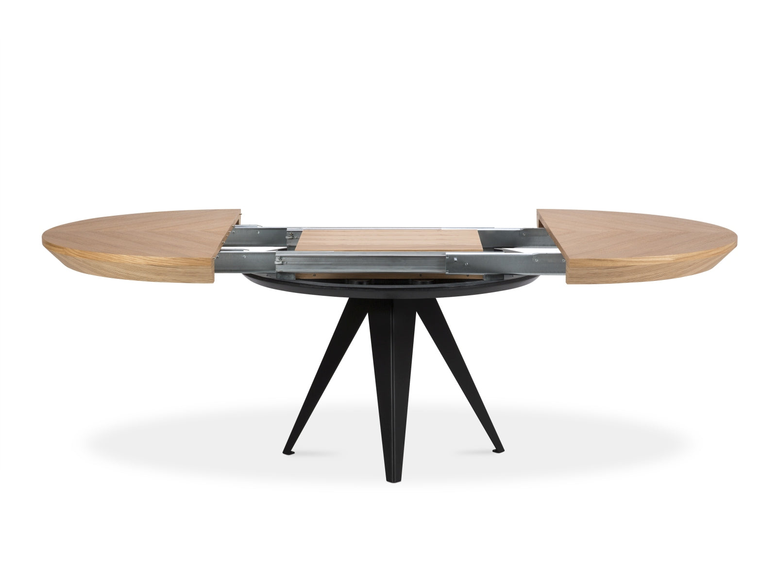 Eleganter, ausziehbarer Tisch "Toni" von Micadoni, aus hochwertigem Eichenfurnier, bietet Platz für bis zu 8 Personen und ist ideal für stilvolle Essbereiche.