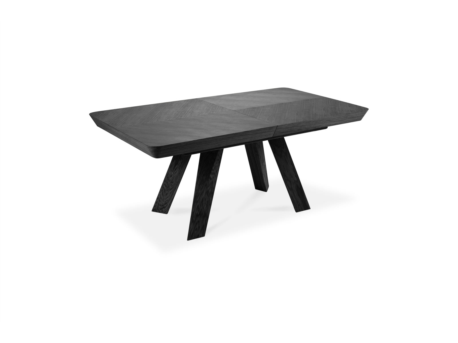 Sally ausziehbarer Tisch 14 Sitzer in Eiche Furnier / Eiche präsentiert im Onlineshop von KAQTU Design AG. Esstisch ist von Micadoni