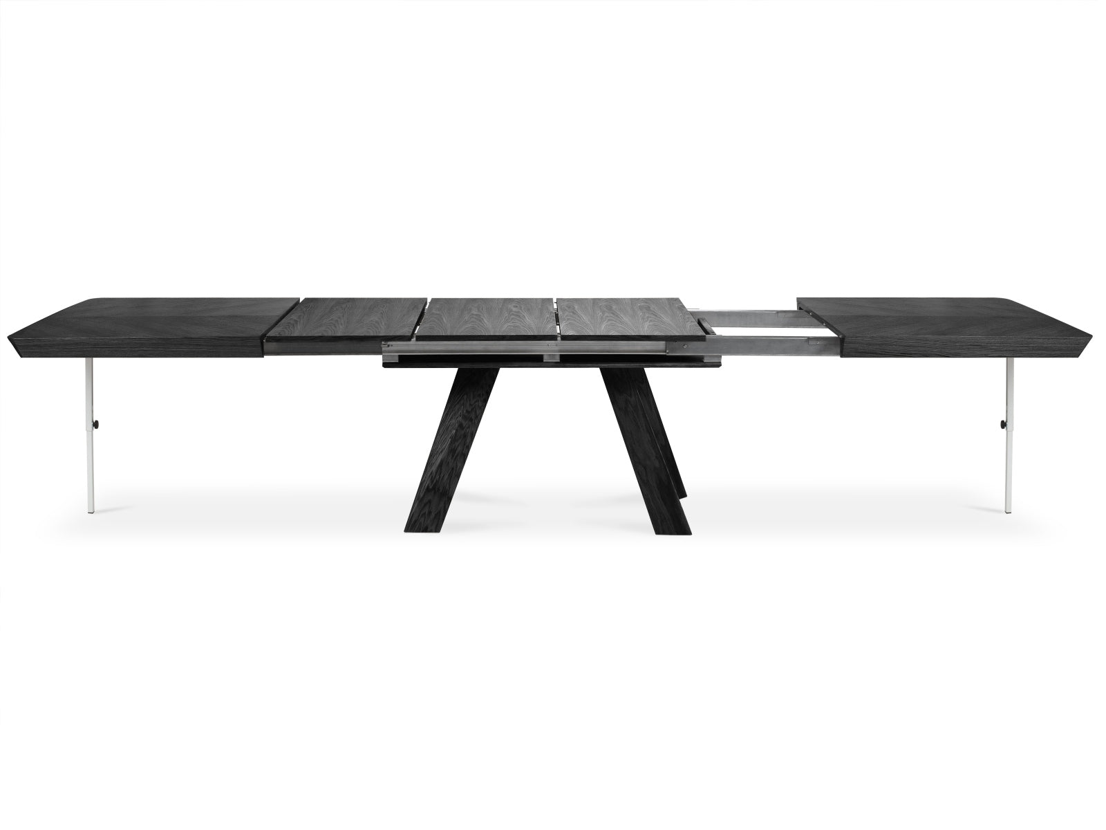 Sally ausziehbarer Tisch 14 Sitzer in Eiche Furnier / Eiche präsentiert im Onlineshop von KAQTU Design AG. Esstisch ist von Micadoni