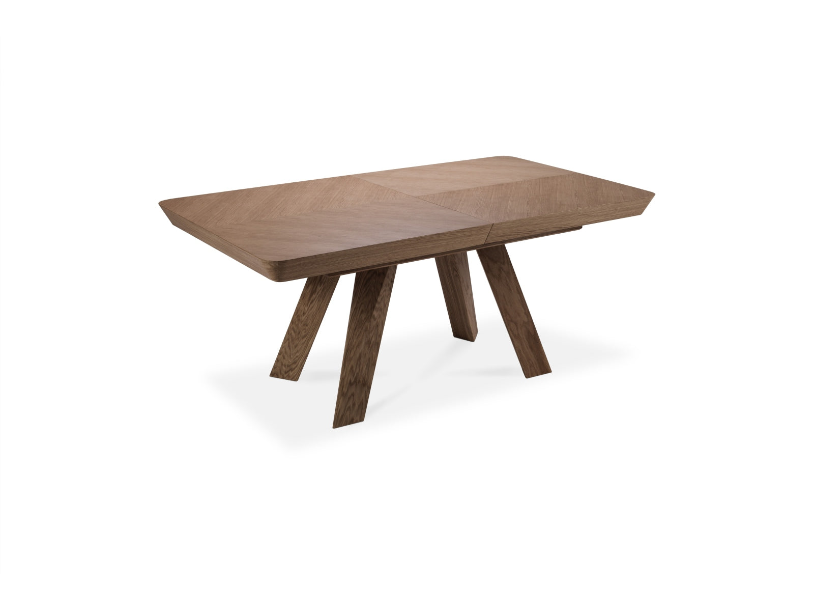Sally ausziehbarer Tisch 14 Sitzer in Eiche Furnier / Eiche präsentiert im Onlineshop von KAQTU Design AG. Esstisch ist von Micadoni