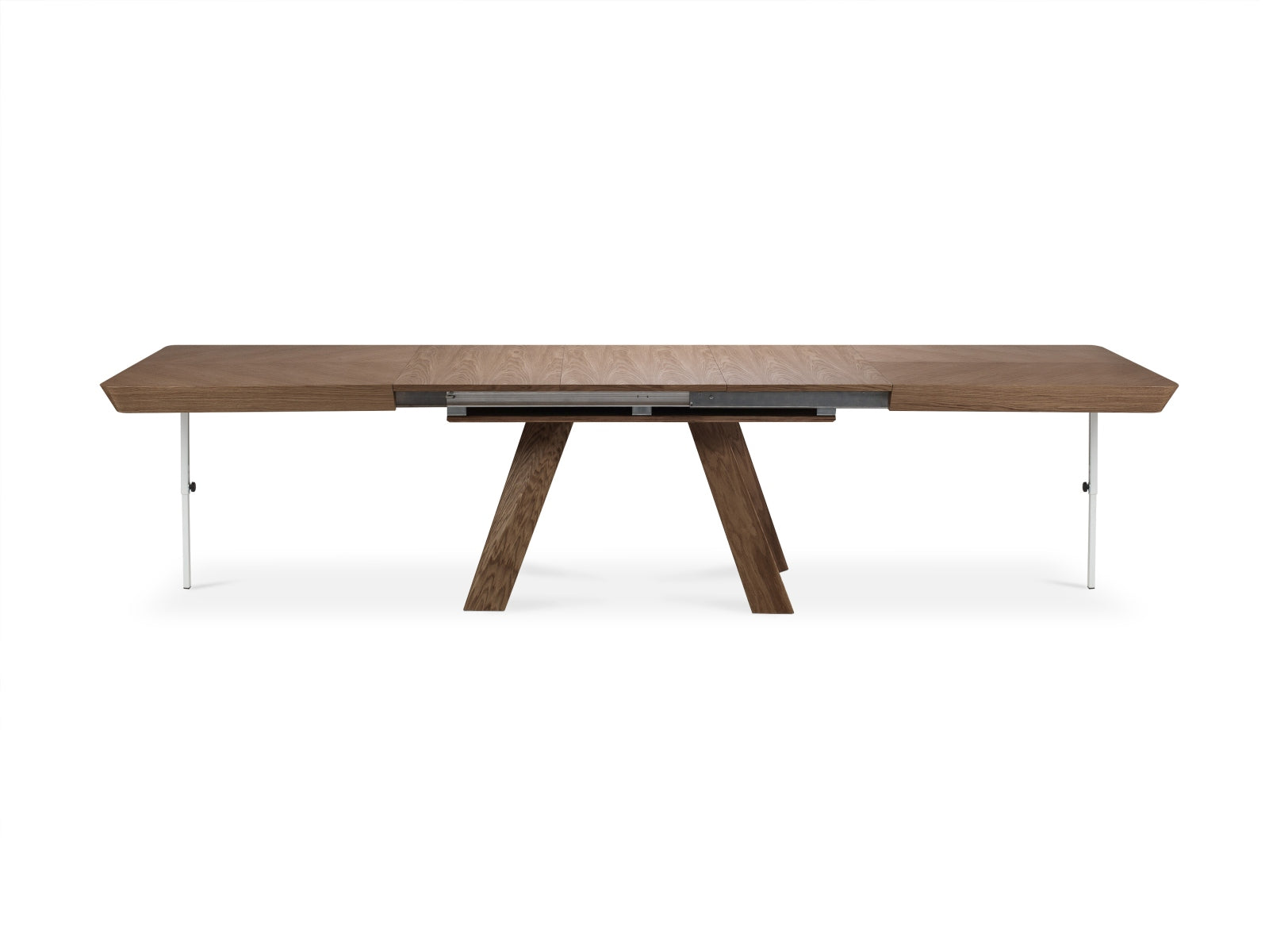 Sally ausziehbarer Tisch 14 Sitzer in Eiche Furnier / Eiche präsentiert im Onlineshop von KAQTU Design AG. Esstisch ist von Micadoni