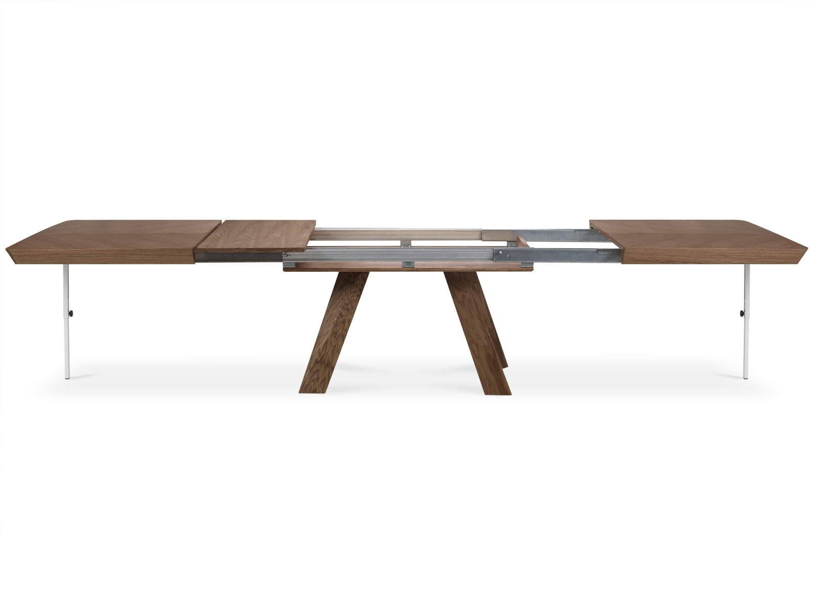 Sally ausziehbarer Tisch 14 Sitzer in Eiche Furnier / Eiche präsentiert im Onlineshop von KAQTU Design AG. Esstisch ist von Micadoni