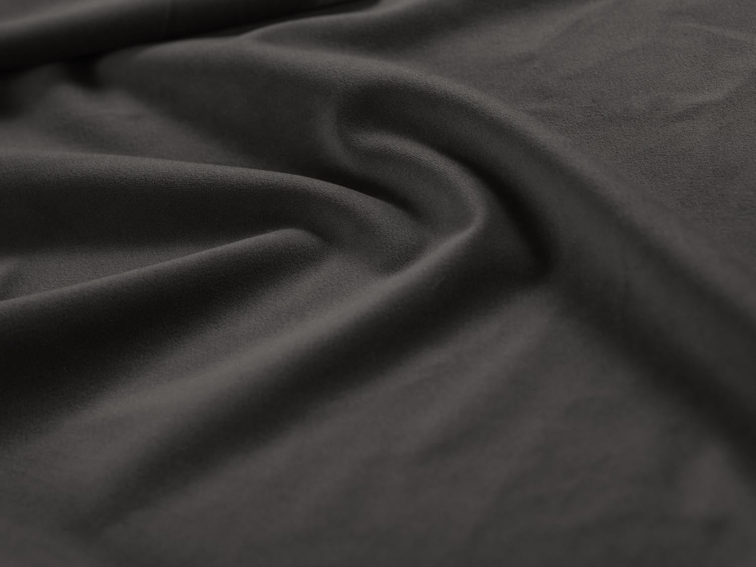 Mamaia Velour Panoramic Sofa 9 Sitzer in Dark Grey/Gold präsentiert im Onlineshop von KAQTU Design AG. 3er Sofa ist von Micadoni