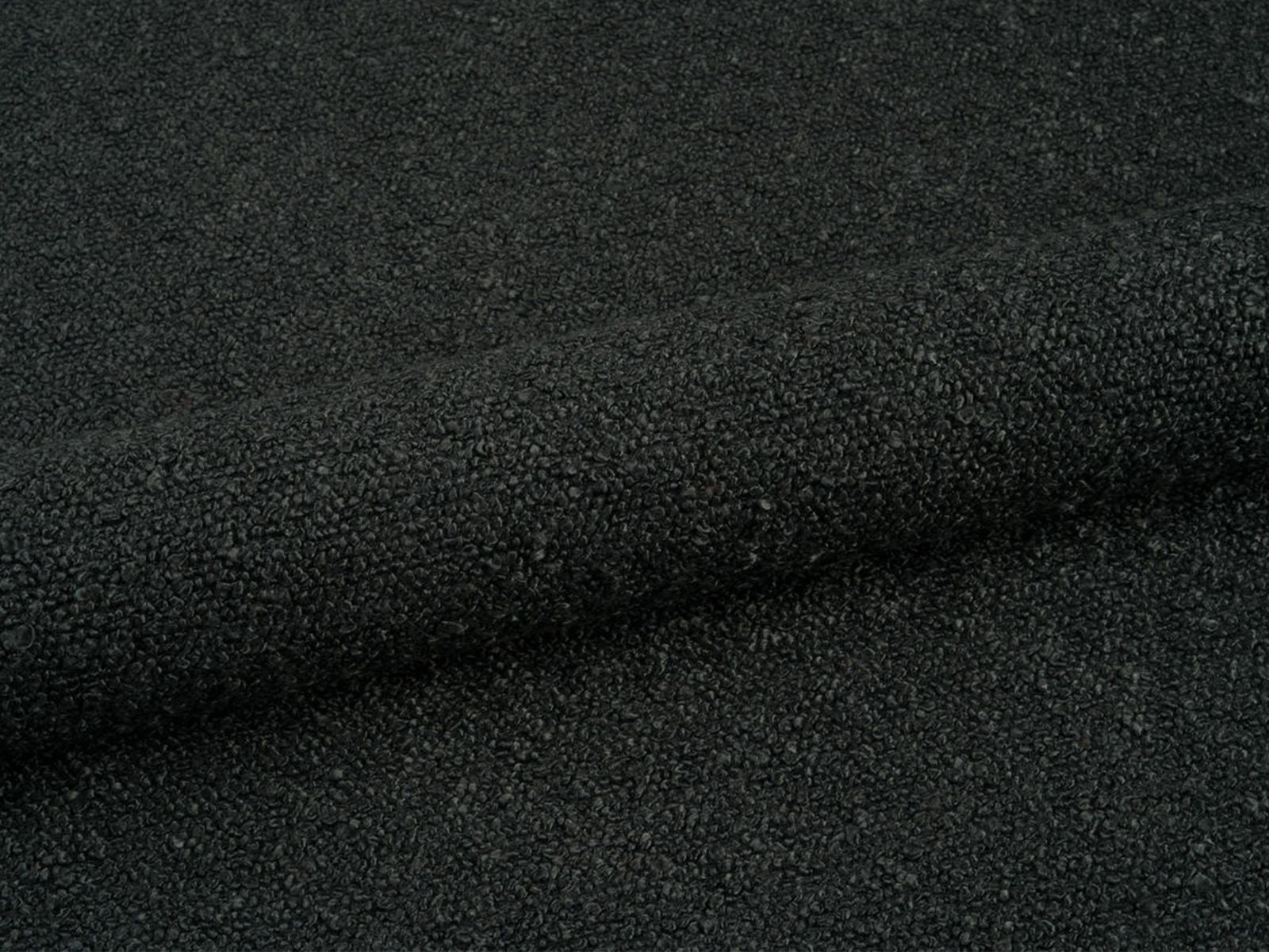 Elegantes 6-Sitzer Ecksofa Molino in Schwarz-Baloo, ideal für stilvolle Wohnräume, bietet großzügigen Platz und zeitgemäßen Komfort.