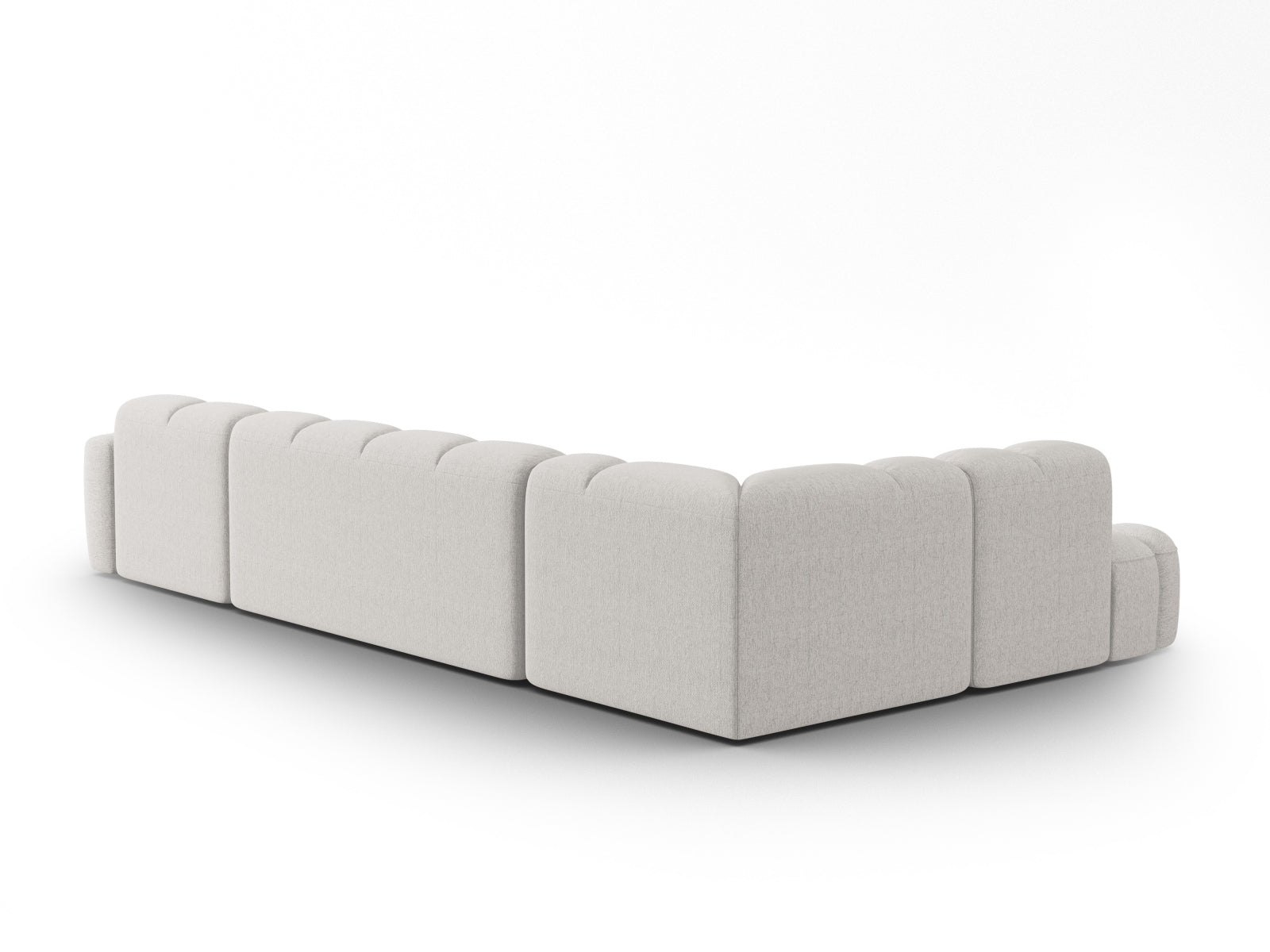 Lisa Panoramic Ecksofa links 7 Sitzer in Light Grey präsentiert im Onlineshop von KAQTU Design AG. Ecksofa links ist von Micadoni