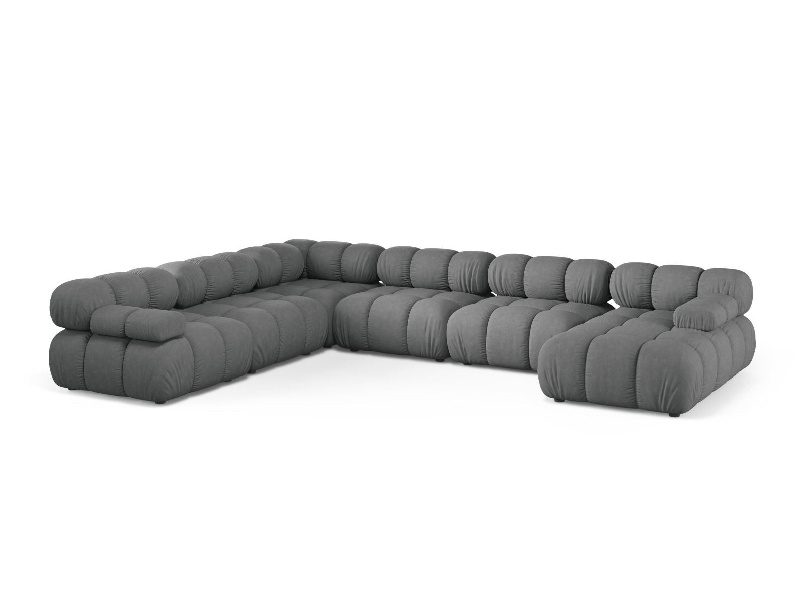 8-Sitzer Modular Ecksofa Panoramic links Bellis in Grey-Liberty präsentiert im Onlineshop von KAQTU Design AG. Ecksofa links ist von Micadoni