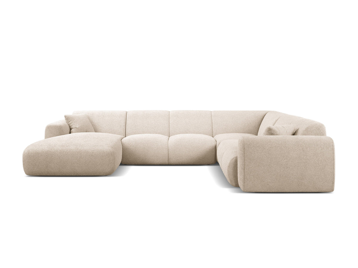 6-Sitzer Modular Panoramic Rechter Ecksofa Molino in Beige-Baloo präsentiert im Onlineshop von KAQTU Design AG. Ecksofa rechts ist von Micadoni