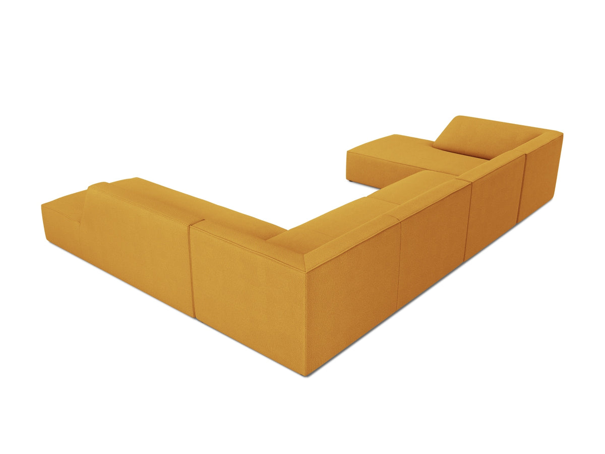 Ruby Panoramic Ecksofa rechts 7 Sitzer in Yellow-Ottawa präsentiert im Onlineshop von KAQTU Design AG. Ecksofa rechts ist von Micadoni
