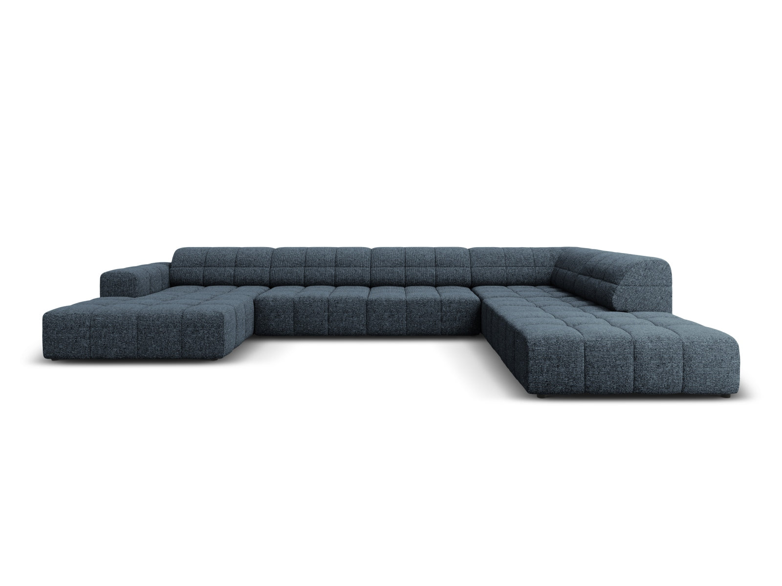 Jennifer Panoramic Ecksofa rechts 7 Sitzer in Royal Blue präsentiert im Onlineshop von KAQTU Design AG. Ecksofa rechts ist von Micadoni
