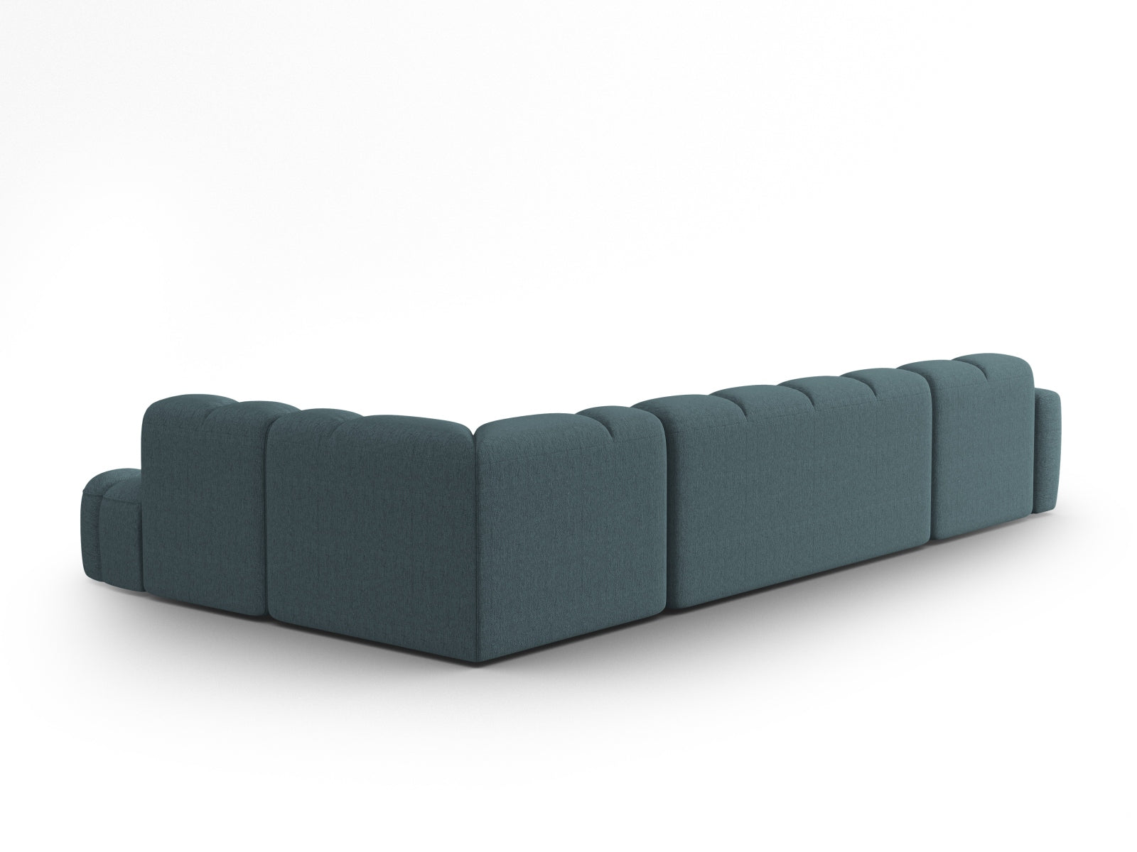 Lisa Panoramic Ecksofa rechts 7 Sitzer in Light Blue präsentiert im Onlineshop von KAQTU Design AG. Ecksofa rechts ist von Micadoni