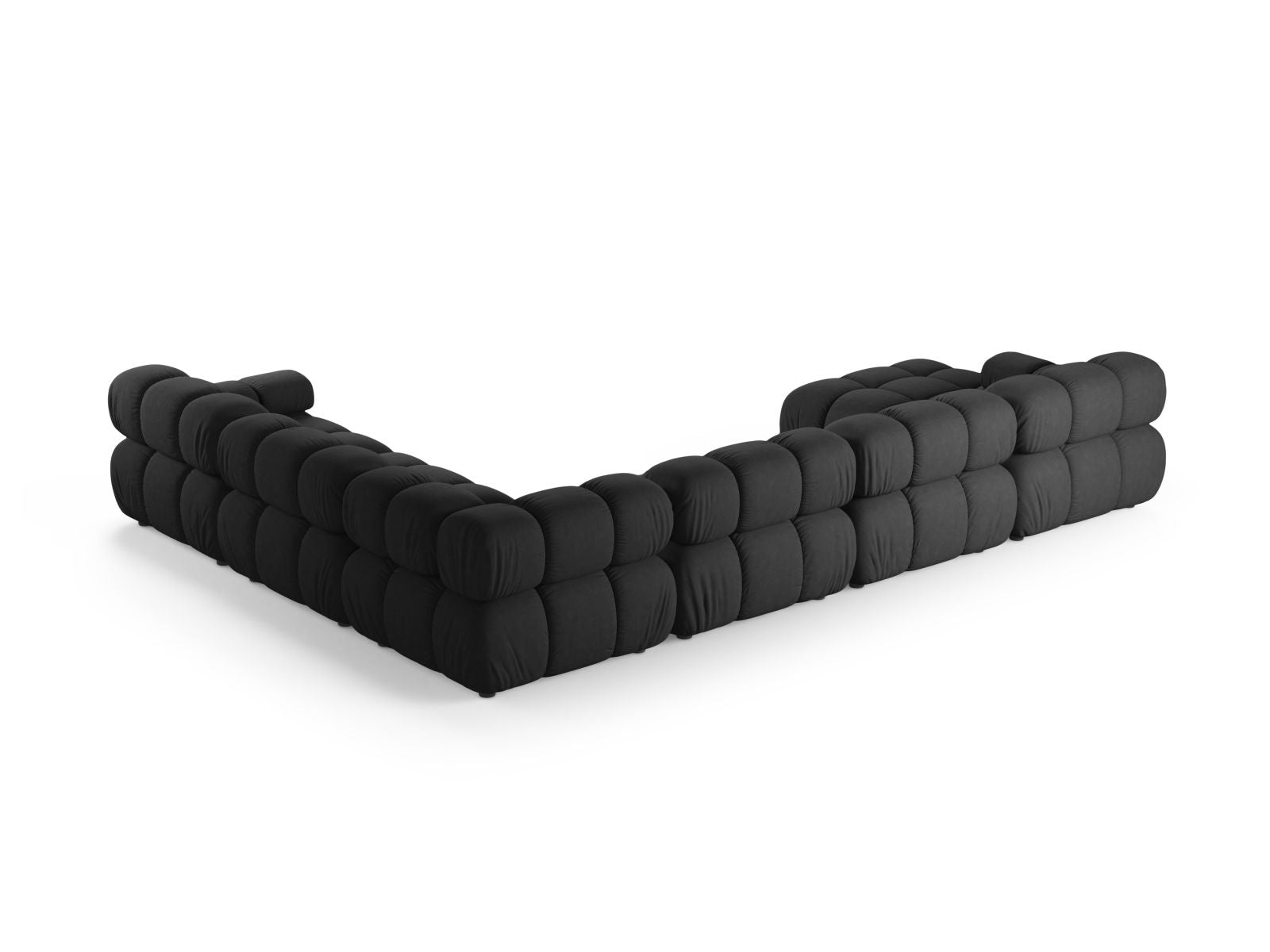 Beige 8-Sitzer Bellis Modular Ecksofa Panoramic rechts, stilvolles Design für modernen Wohnraum, ideal für gesellige Abende und Entspannung.