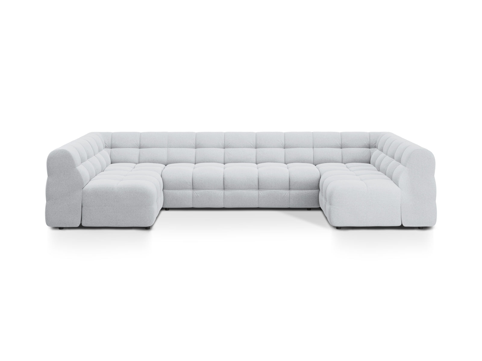Kendal Panoramic Sofa 7 Sitzer in Light Grey-Ottawa präsentiert im Onlineshop von KAQTU Design AG. Ecksofa ist von Micadoni