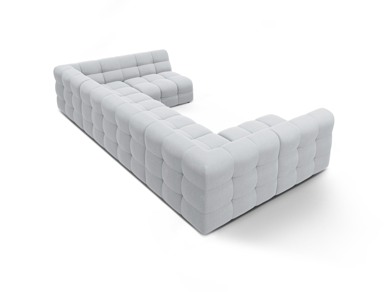 Kendal Panoramic Sofa 7 Sitzer in Light Grey präsentiert im Onlineshop von KAQTU Design AG. 5er Sofa ist von Micadoni