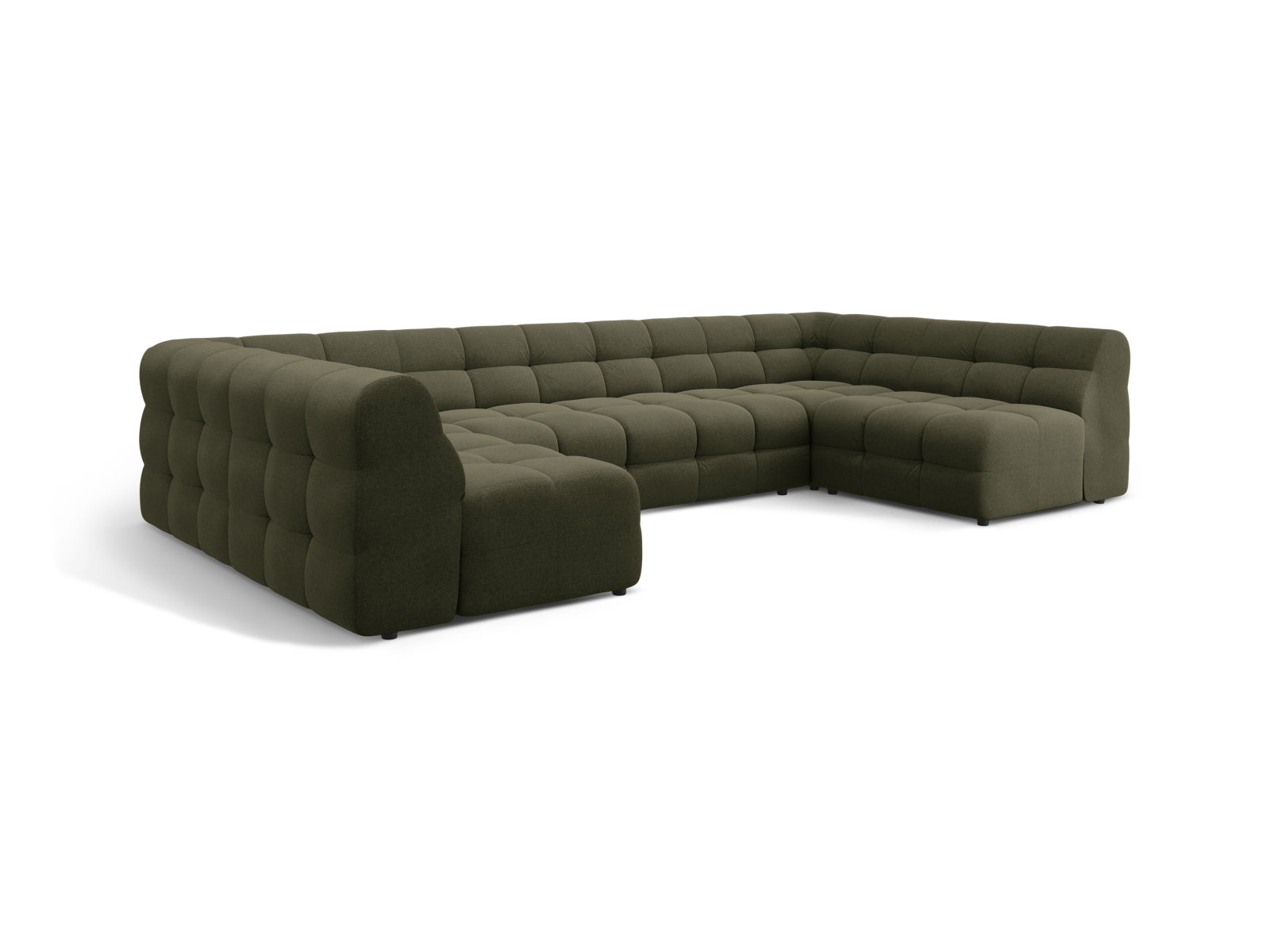 Kendal Panoramic Sofa 7 Sitzer in Amazon Green präsentiert im Onlineshop von KAQTU Design AG. 5er Sofa ist von Micadoni