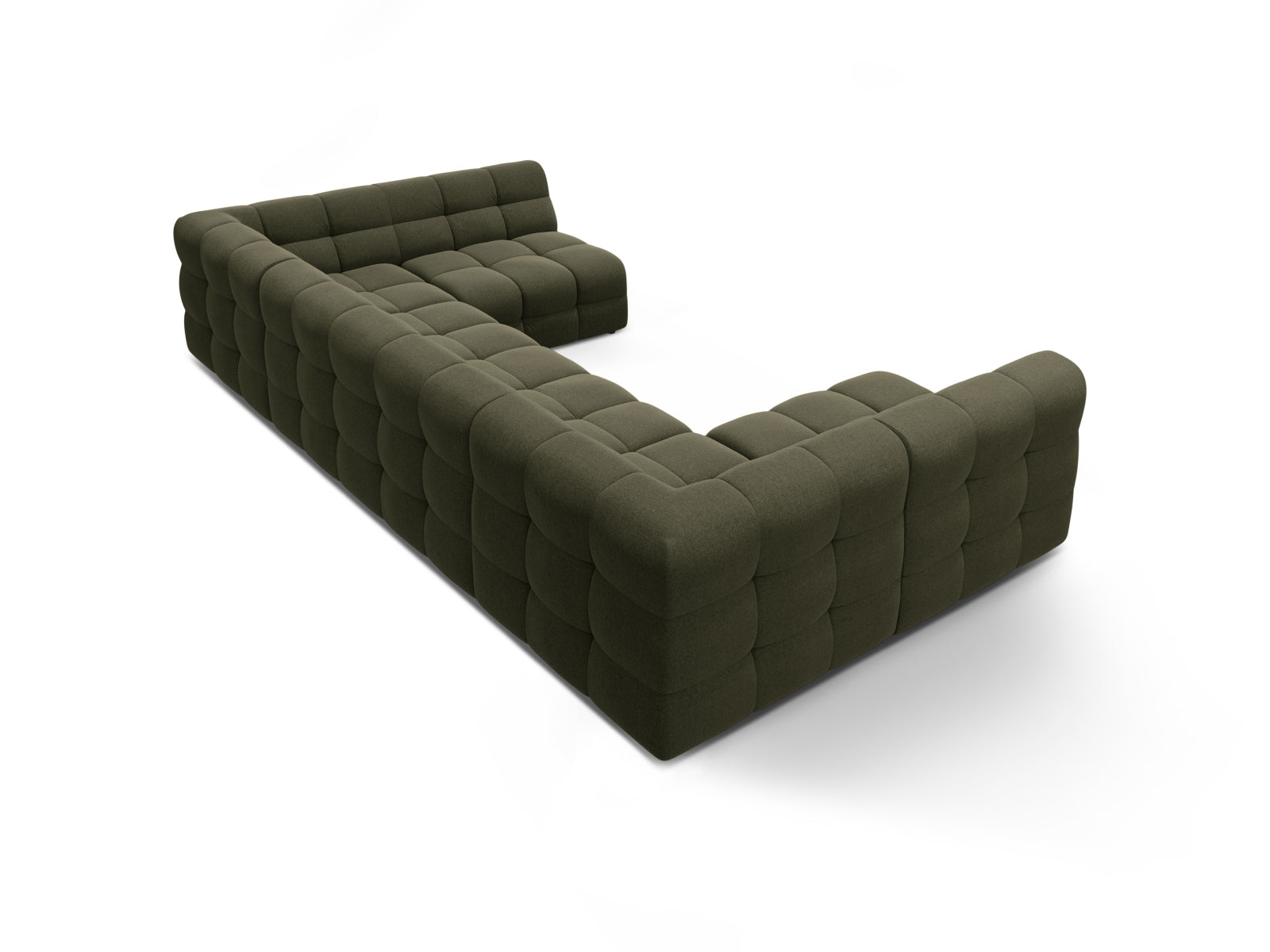 Kendal Panoramic Sofa 7 Sitzer in Amazon Green präsentiert im Onlineshop von KAQTU Design AG. 5er Sofa ist von Micadoni