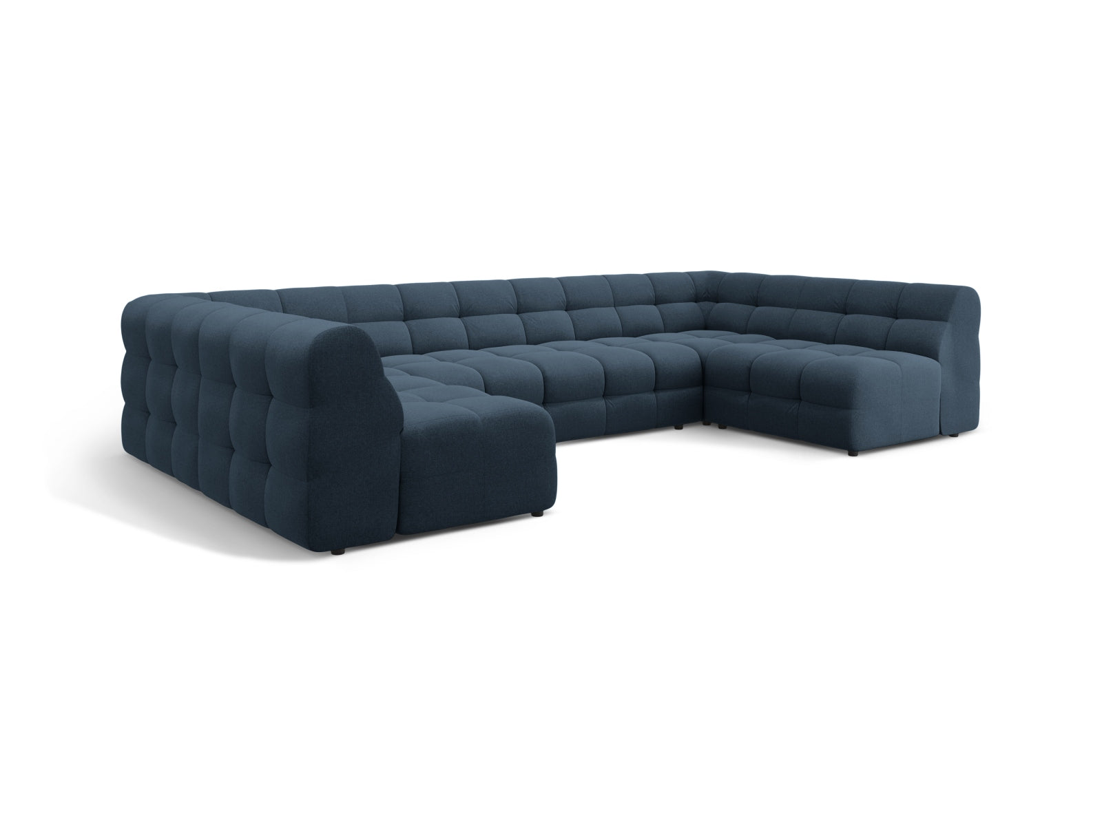 Kendal Panoramic Sofa 7 Sitzer in Navy Blue präsentiert im Onlineshop von KAQTU Design AG. 5er Sofa ist von Micadoni