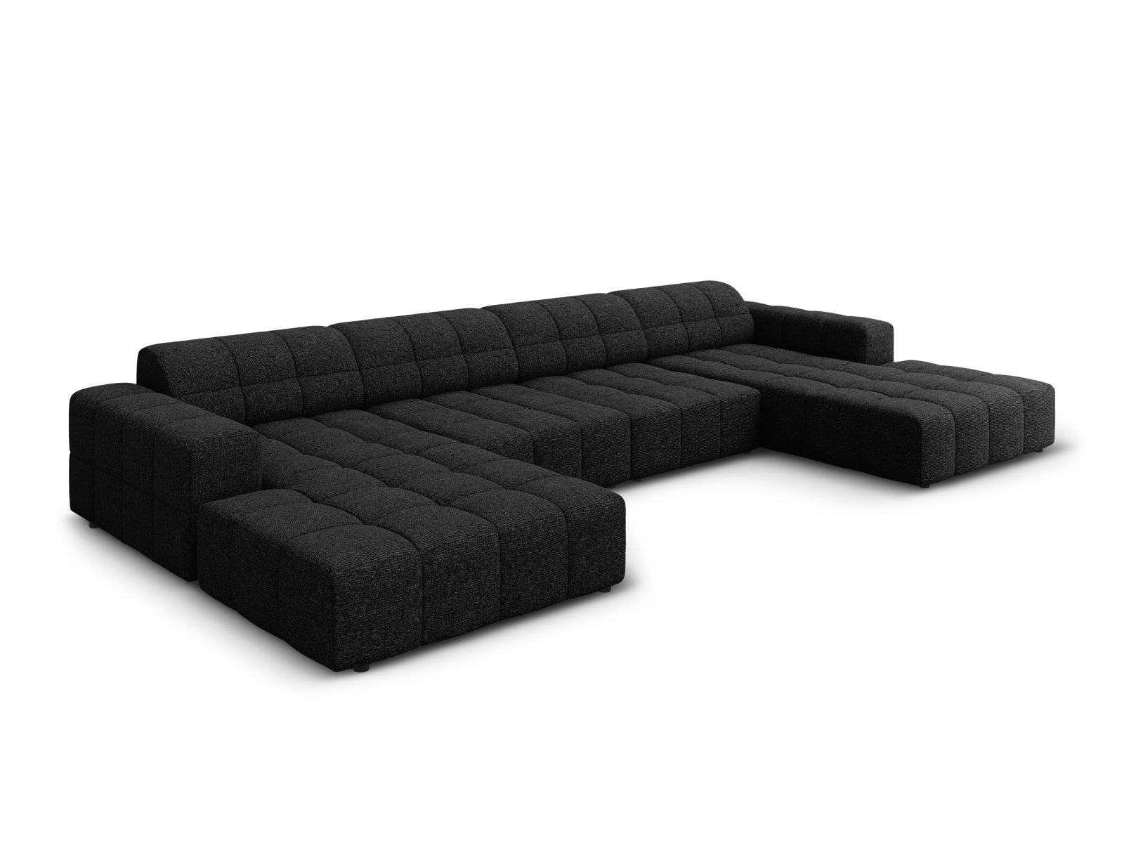 Erleben Sie das Jennifer Panoramic Sofa von Micadoni – ein stilvolles 6-Sitzer Sofa, das Komfort und modernes Design perfekt kombiniert.