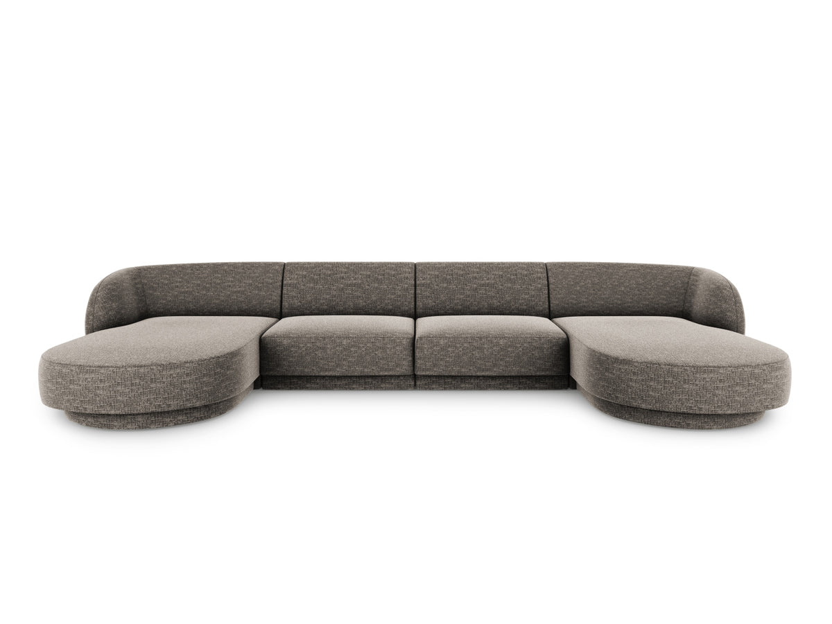 Miley Panoramic Sofa 5 Sitzer in Grey-Haga präsentiert im Onlineshop von KAQTU Design AG. 5er Sofa ist von Micadoni