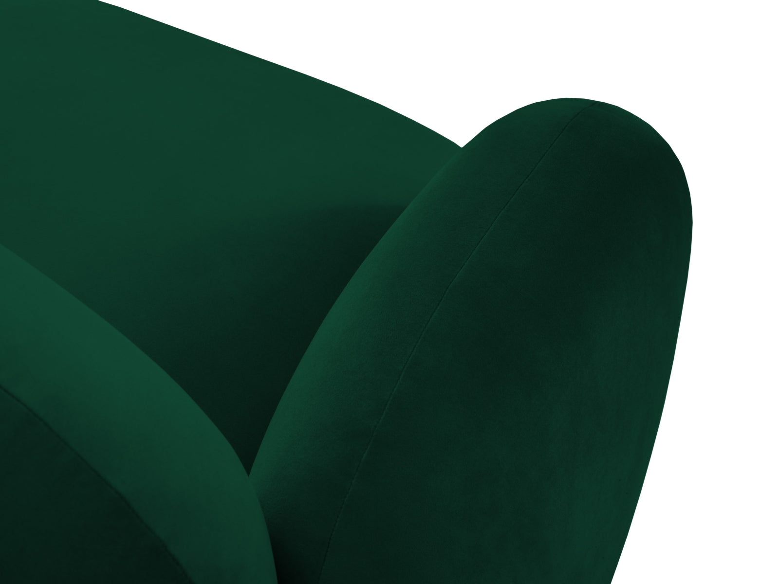 Blair Velour Panoramic Sofa 6 Sitzer in Bottle Green präsentiert im Onlineshop von KAQTU Design AG. 5er Sofa ist von Micadoni