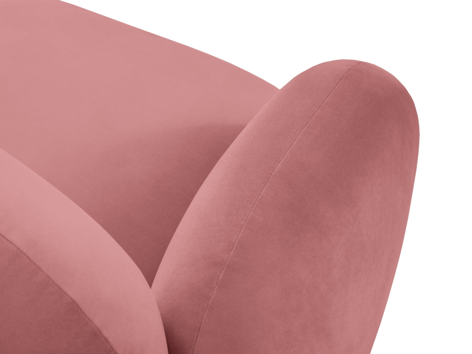 Blair Velour Panoramic Sofa 6 Sitzer in Flamingo präsentiert im Onlineshop von KAQTU Design AG. 5er Sofa ist von Micadoni