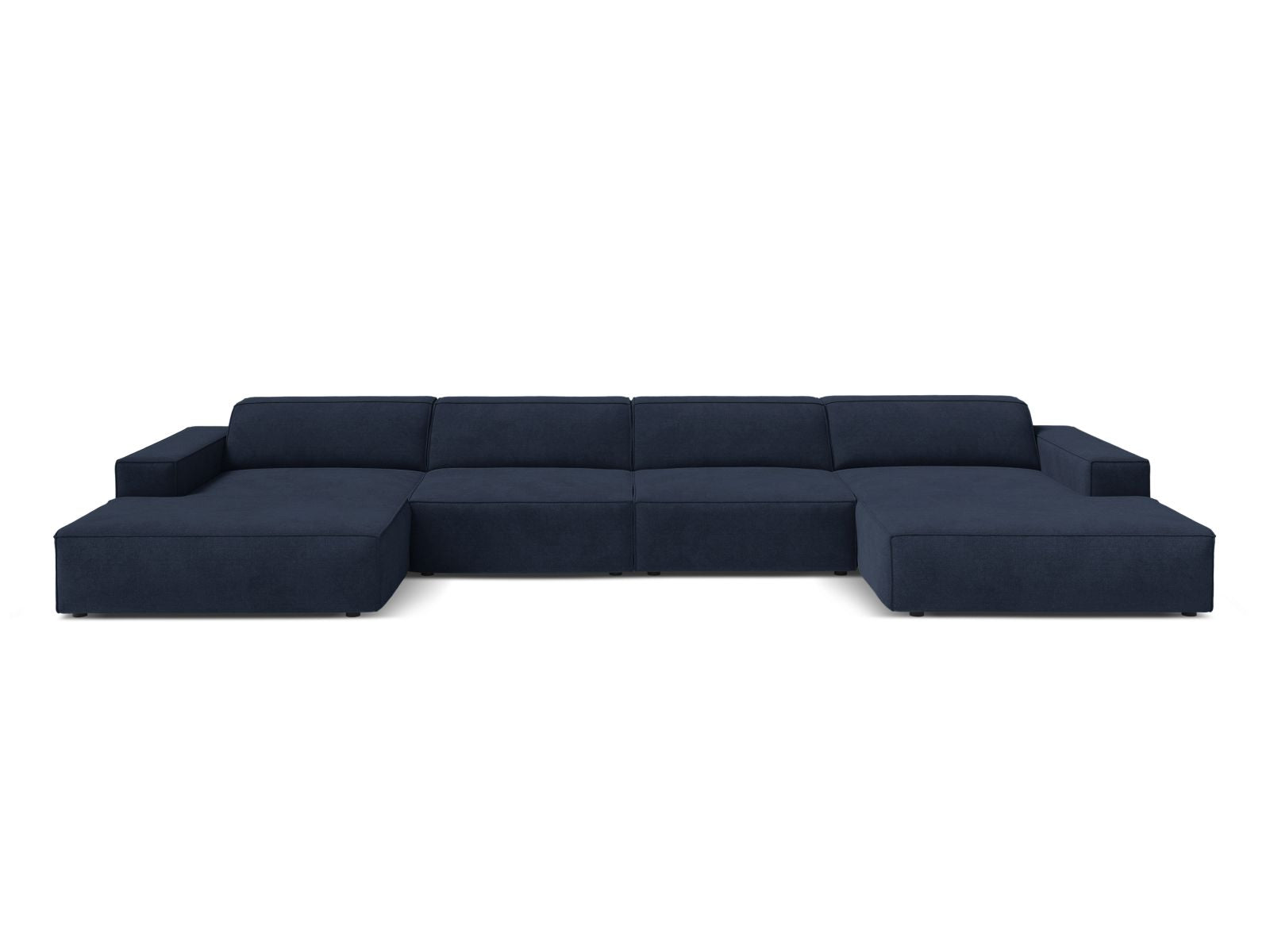 6-Sitzer Modular Panoramic Sofa Jodie in Navy Blue-Liberty präsentiert im Onlineshop von KAQTU Design AG. 5er Sofa ist von Micadoni