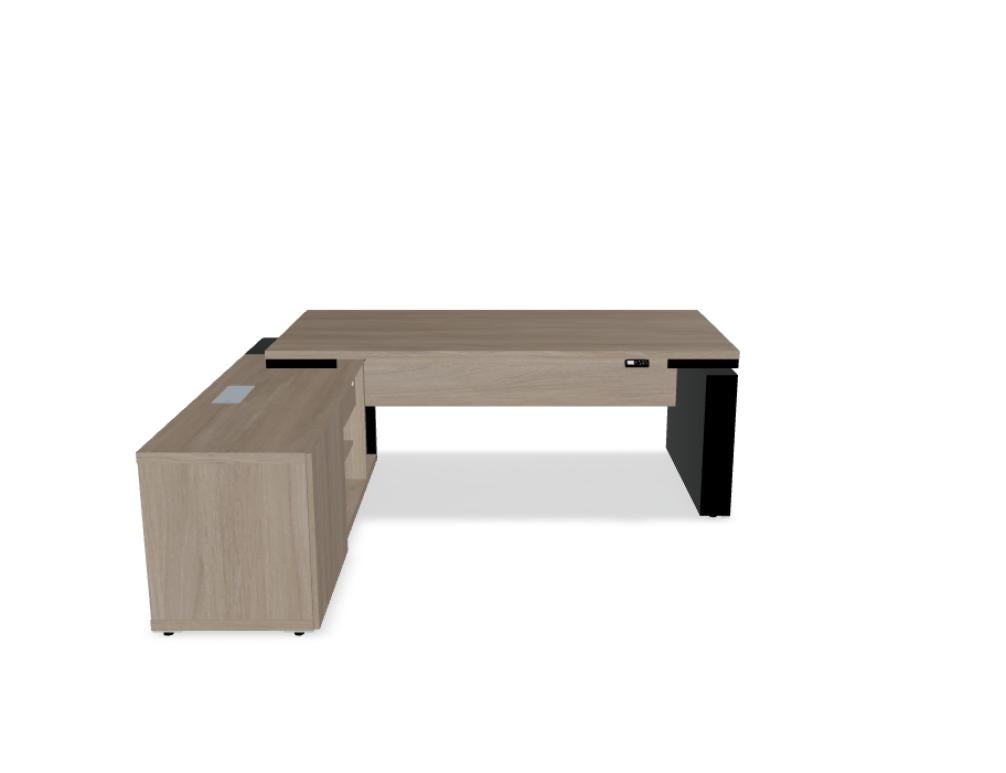 Mito MIT1RL - Chefschreibtisch mit Höhenverstellung in Bernsteineiche präsentiert im Onlineshop von KAQTU Design AG. Schreibtisch ist von Mdd