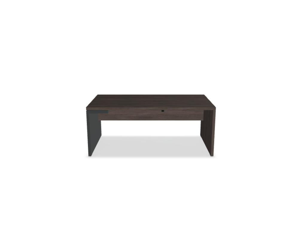 Mito MIT4P - Chefschreibtisch in Bernsteineiche präsentiert im Onlineshop von KAQTU Design AG. Schreibtisch ist von Mdd