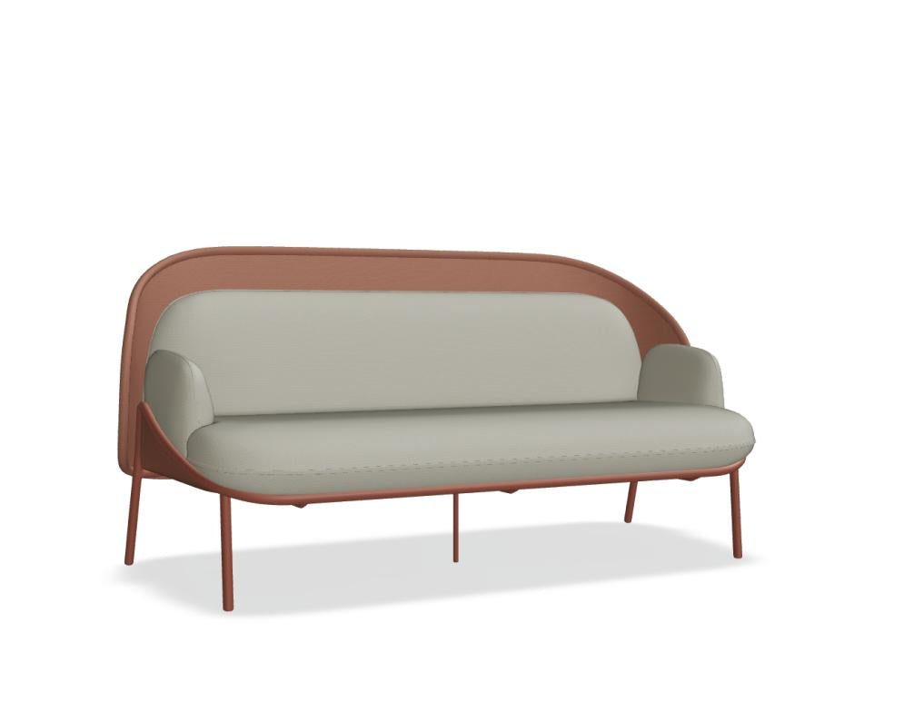 Mesh MS1M - Sofa in Vanille präsentiert im Onlineshop von KAQTU Design AG. 2er Sofa ist von Mdd