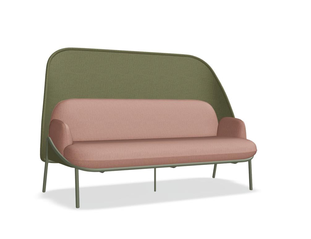 Mesh MS1S - Sofa in Vanille präsentiert im Onlineshop von KAQTU Design AG. Hochlehner-Sofa ist von Mdd
