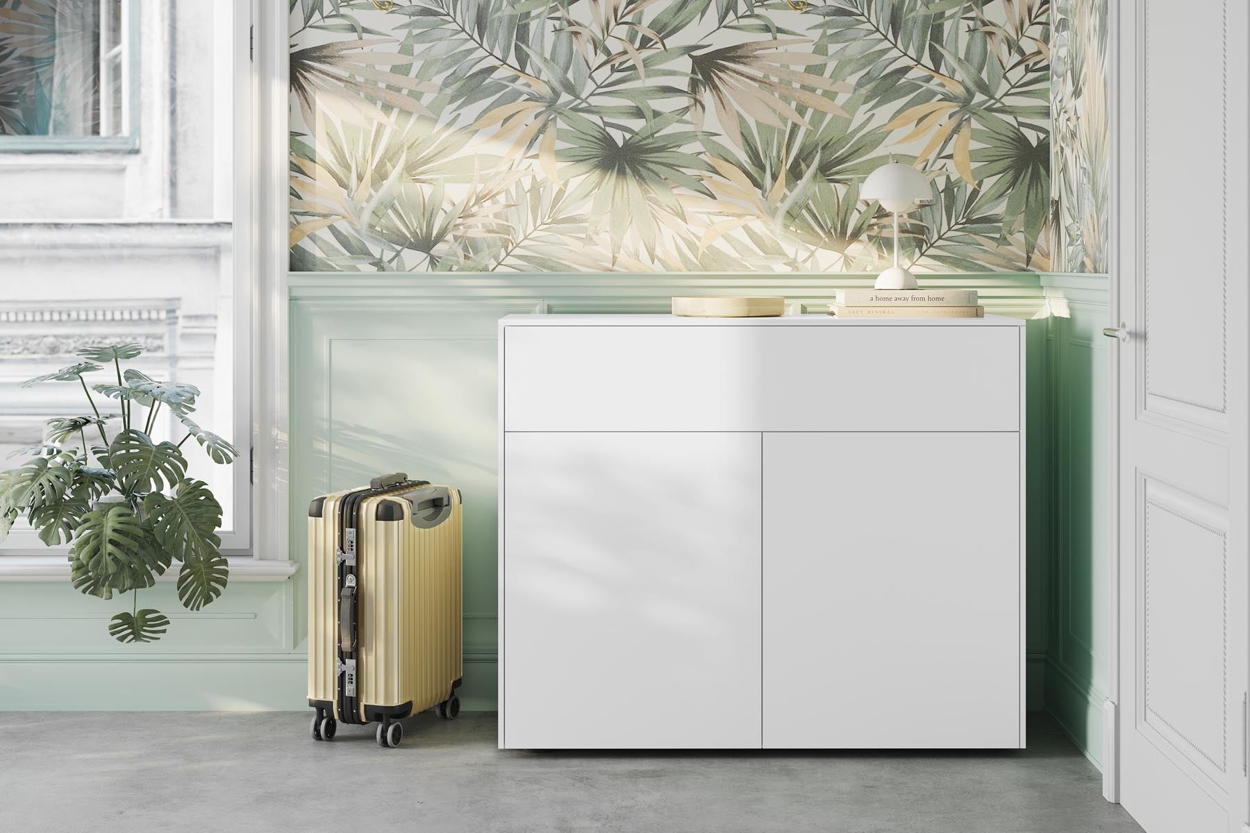 Aventa Sideboard V3 in Weiss präsentiert im Onlineshop von KAQTU Design AG. Sideboard ist von Müller Möbelwerkstätten