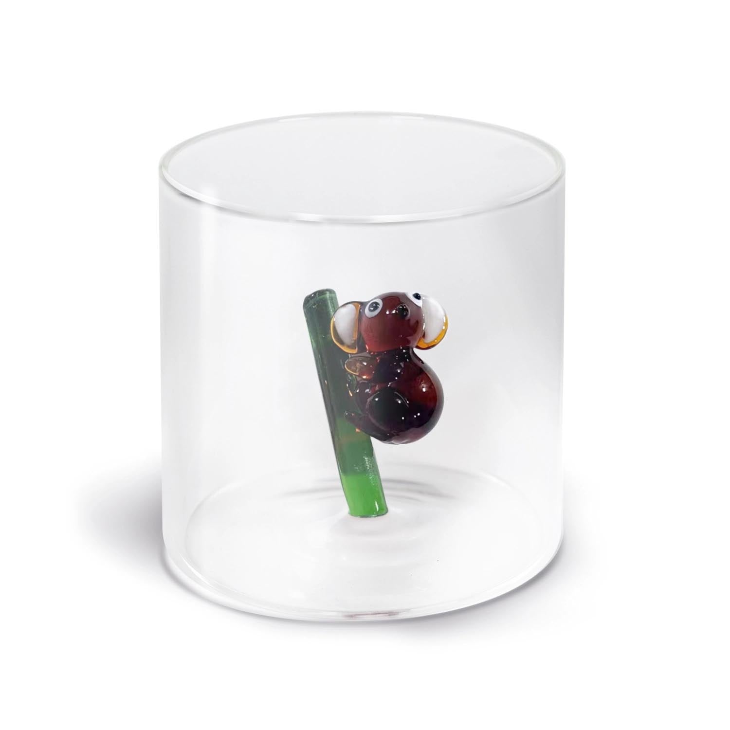 Glas aus Borosilikat 250ml Koala in Transparent präsentiert im Onlineshop von KAQTU Design AG. Glas ist von Easy Life