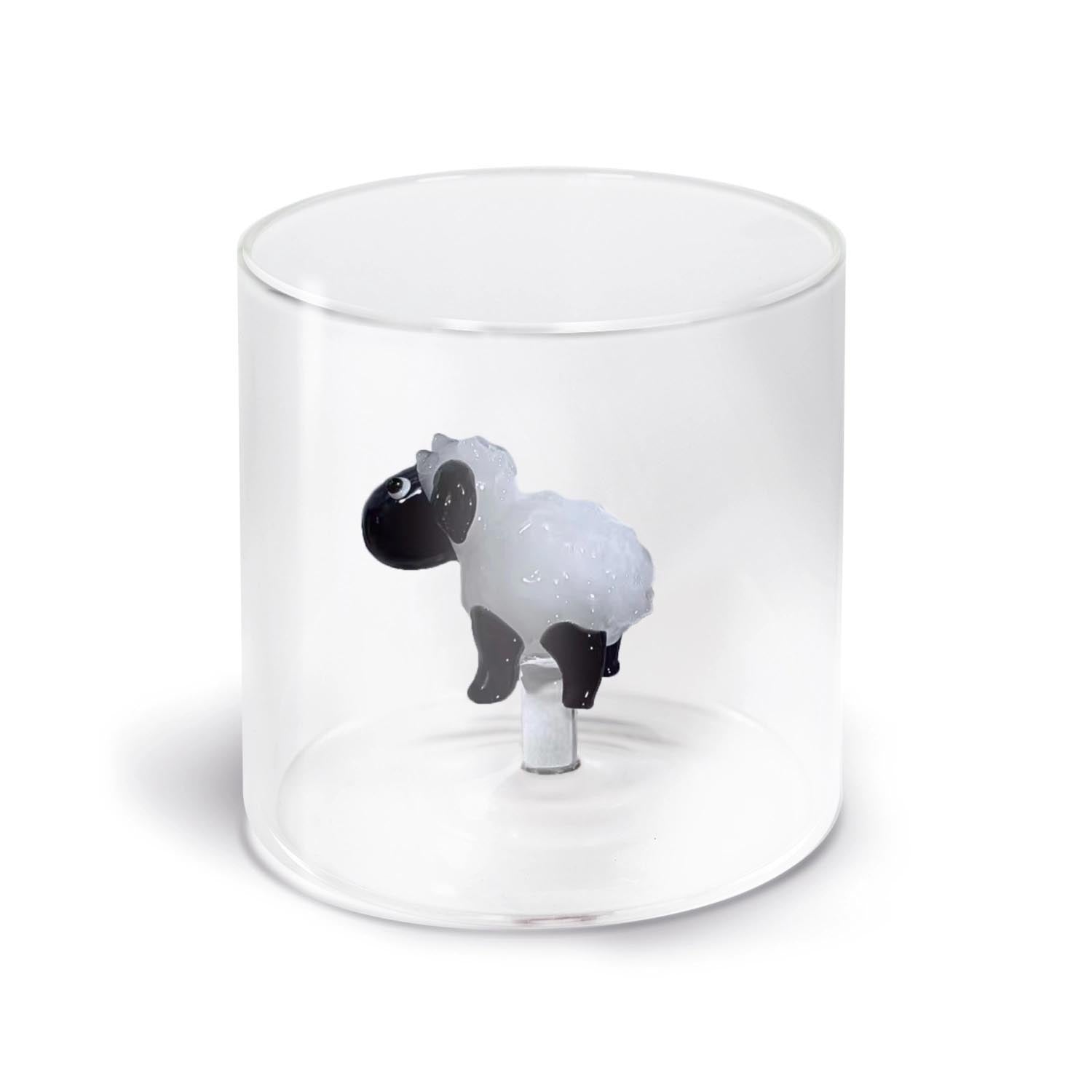 Glas aus Borosilikat 250ml Schaf in Transparent präsentiert im Onlineshop von KAQTU Design AG. Glas ist von Easy Life