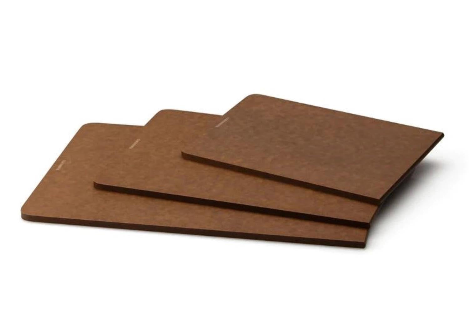 Robustes Duracore Schneidebrett von Continenta, braun, 29.5x20x0.7cm, hygienisch, langlebig und perfekt für die Küchenarbeit.