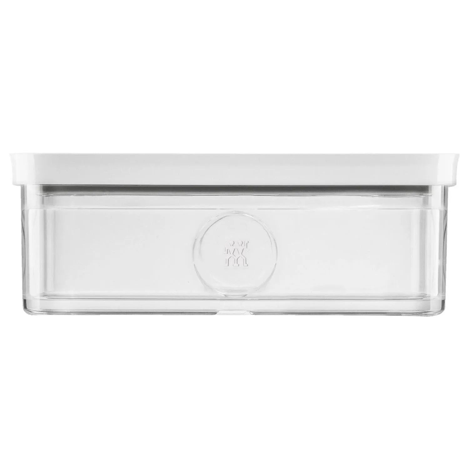 Praktische Cube Box L von Zwilling, 7.6x21.4x21.4cm, 1.6l, transparent-weiß, ideal zur Aufbewahrung und Organisation.