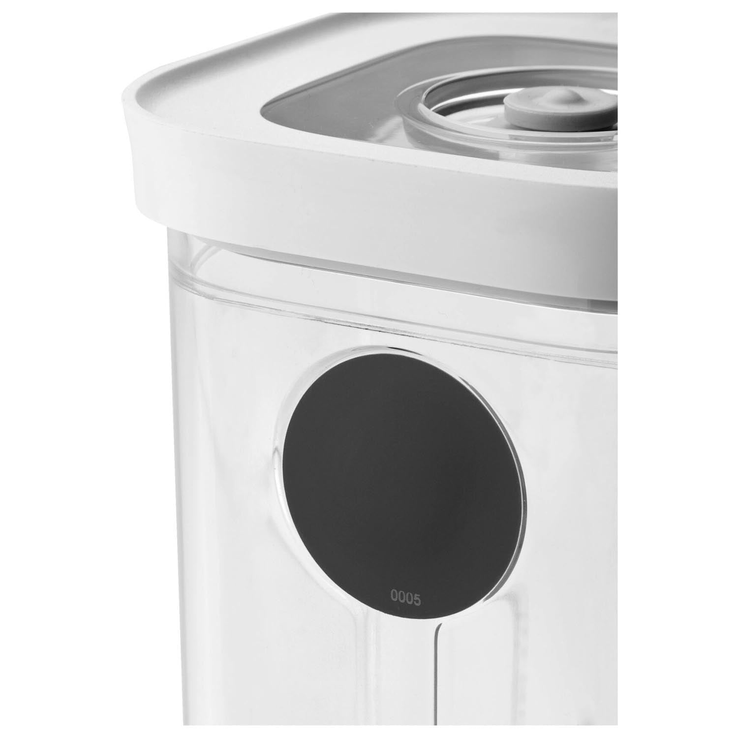 Praktisches 6-teiliges Cube Box Set von Zwilling in transparent-weiss, ideal zur Aufbewahrung und Organisation von Lebensmitteln.