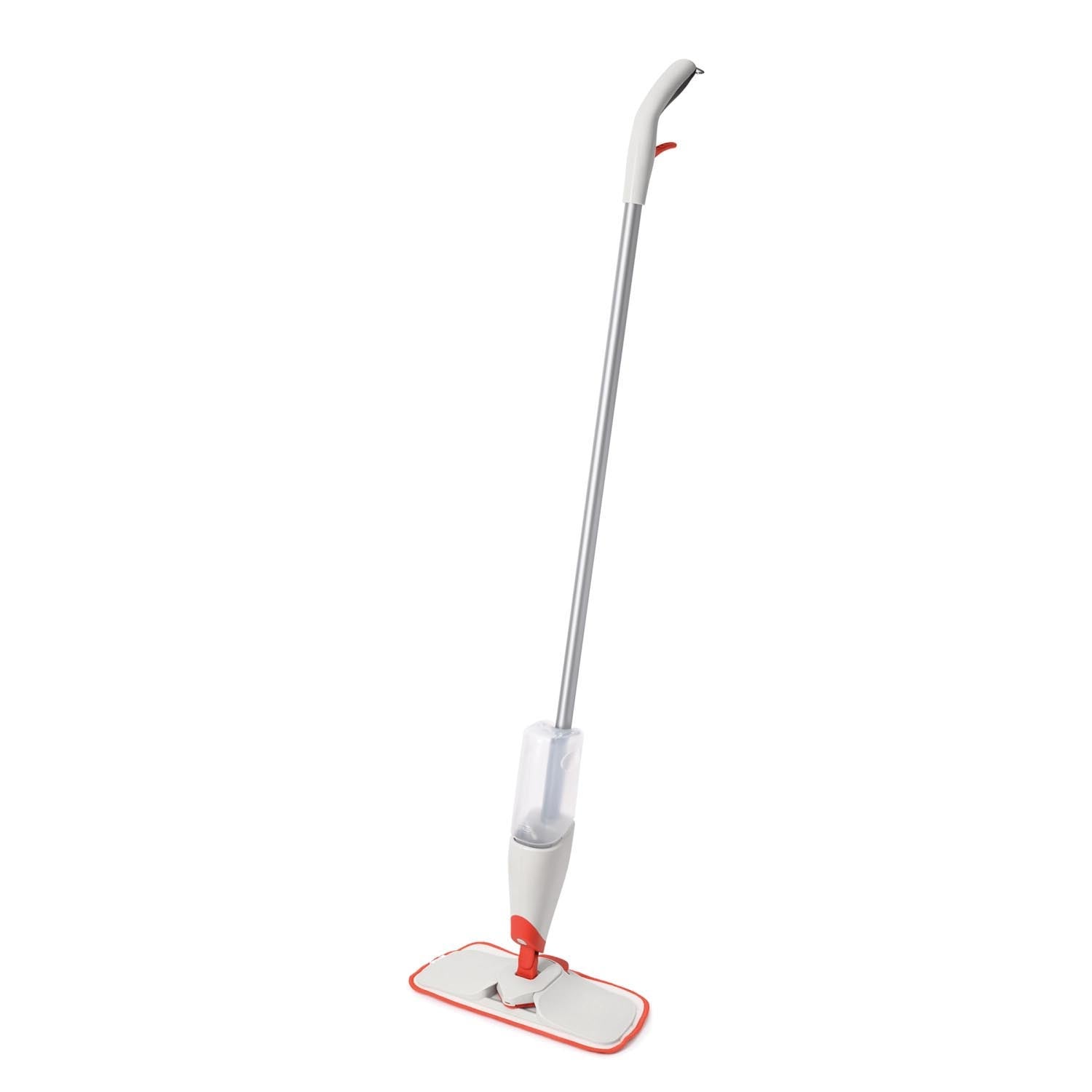 Der OXO Good Grips Spray Wischmop bietet effiziente Reinigung mit integriertem Sprühsystem und ergonomischem Design.
