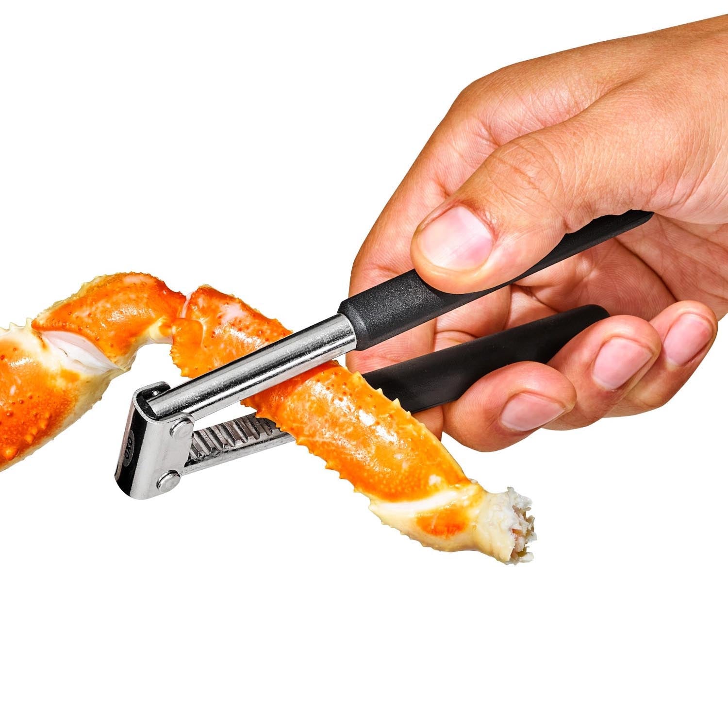 Der OXO Good Grips Nussknacker bietet Komfort und Effizienz beim Knacken von Nüssen und Meeresfrüchten dank rutschfestem Griff.