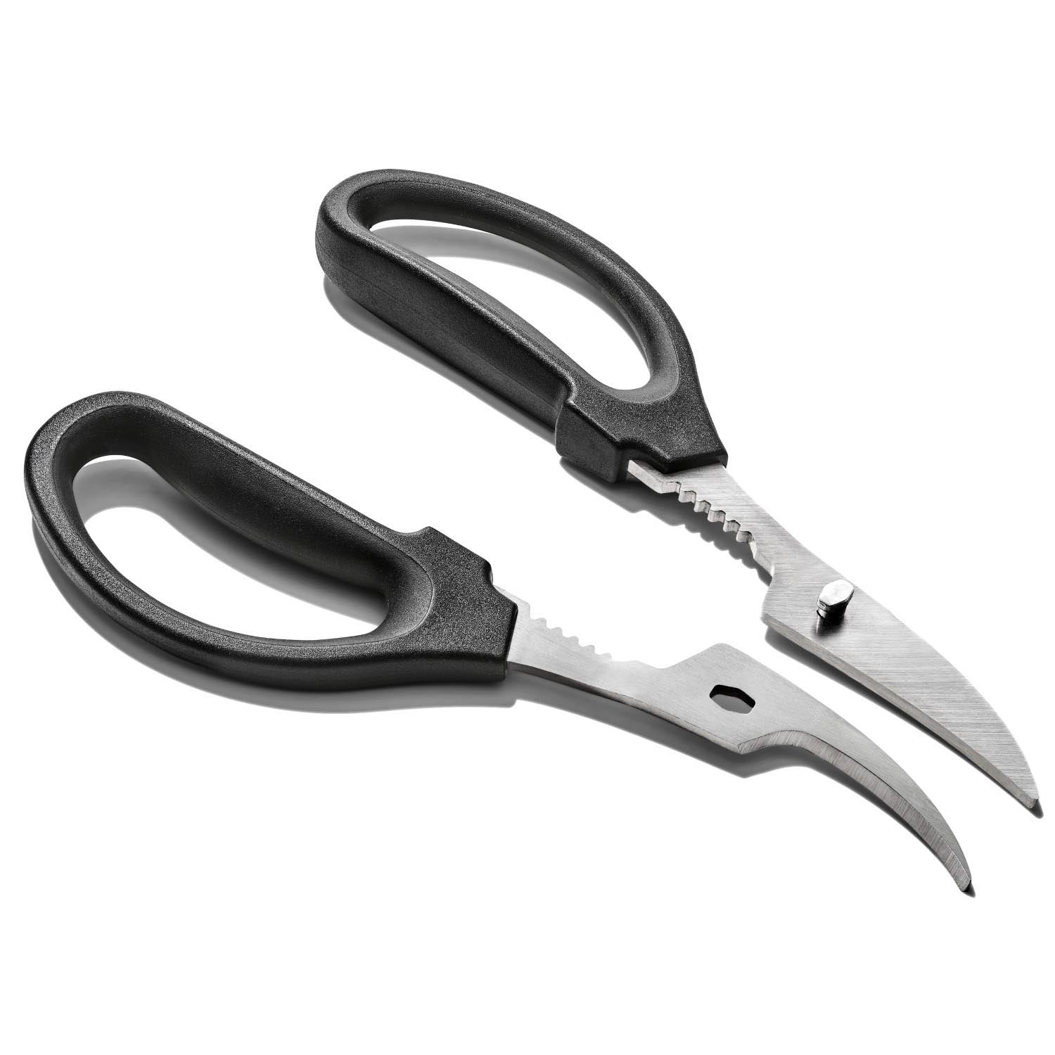 Die OXO Good Grips Meeresfrüchte-Schere bietet präzises Schneiden und Komfort, ideal für Krabben, Hummer und mehr.