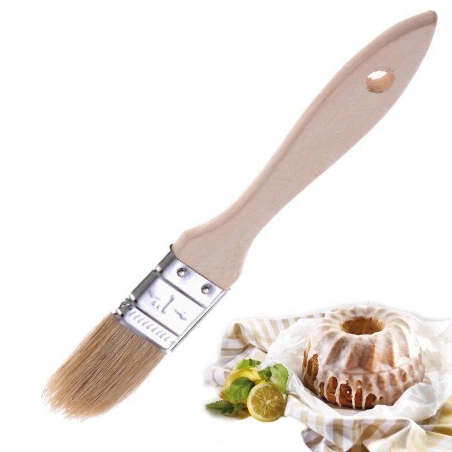 Küchenpinsel aus Naturmaterialien, ideal für Backen und Kochen, Maße: 18,5x2,6x0,9 cm, von Westmark, langlebig und praktisch.