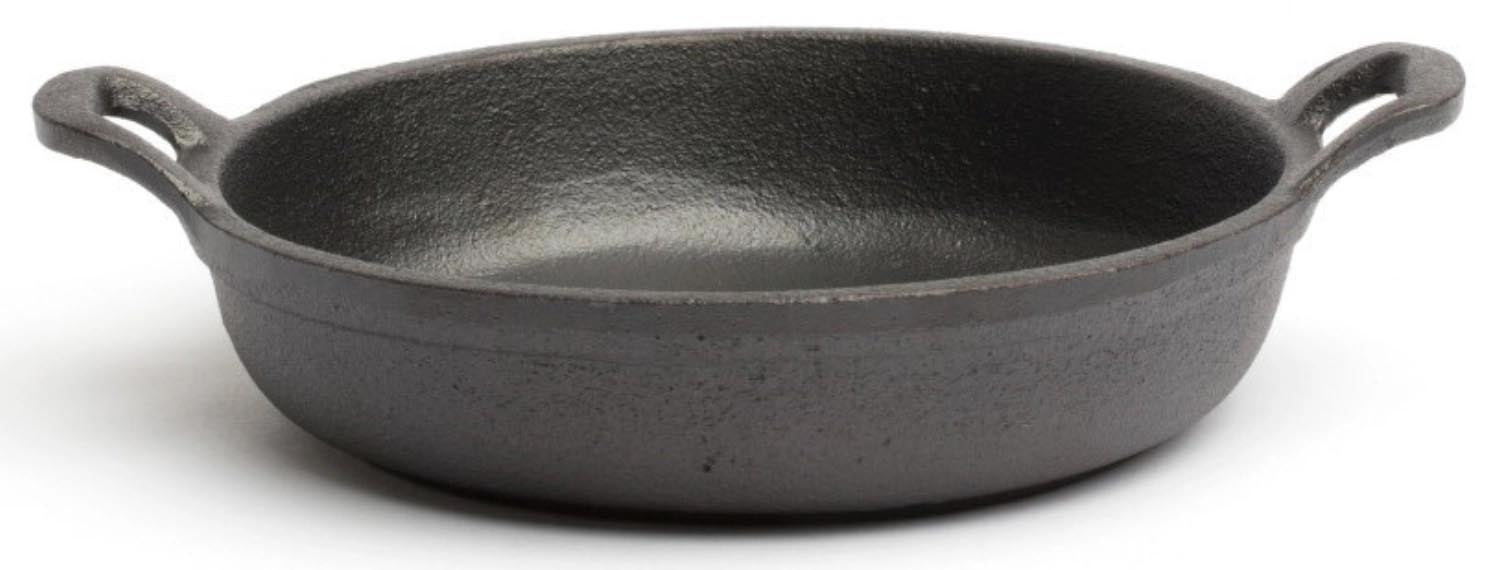 Gusseisenpfanne Mini rund D: 14.5cm H: 3cm in Schwarz präsentiert im Onlineshop von KAQTU Design AG. Bratpfanne ist von Comas