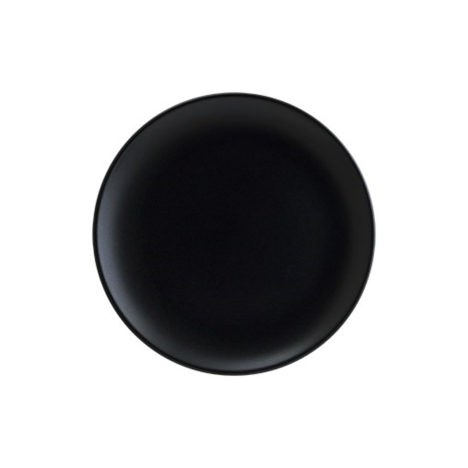 Notte Gourmet Teller flach D30cm in Schwarz präsentiert im Onlineshop von KAQTU Design AG. Teller ist von Bonna