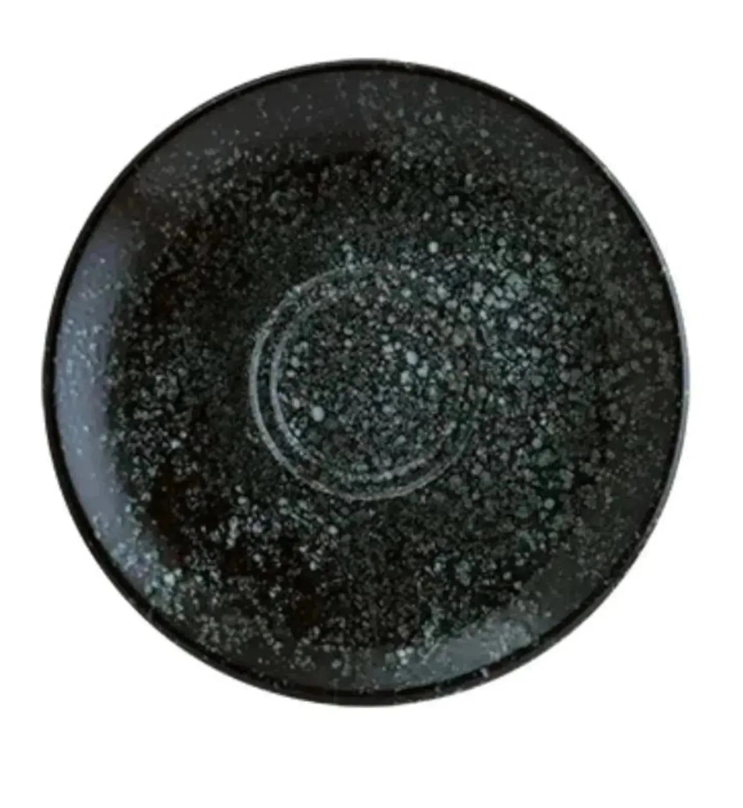Cosmos Black Gourmet Kaffee Untertasse D16cm in Schwarz präsentiert im Onlineshop von KAQTU Design AG. Espressotassen ist von Bonna