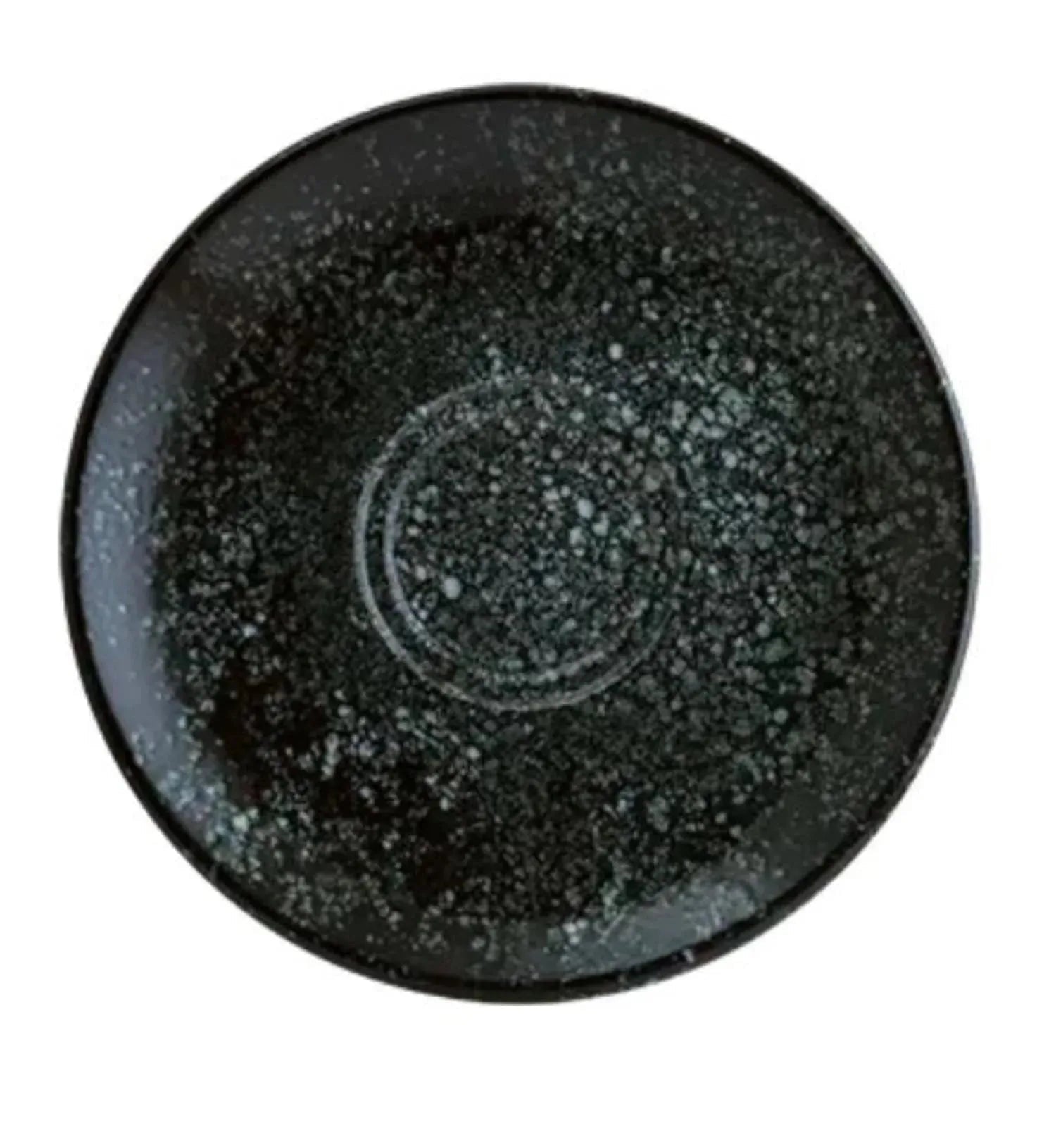 Cosmos Black Gourmet Kaffee Untertasse D16cm in Schwarz präsentiert im Onlineshop von KAQTU Design AG. Espressotassen ist von Bonna
