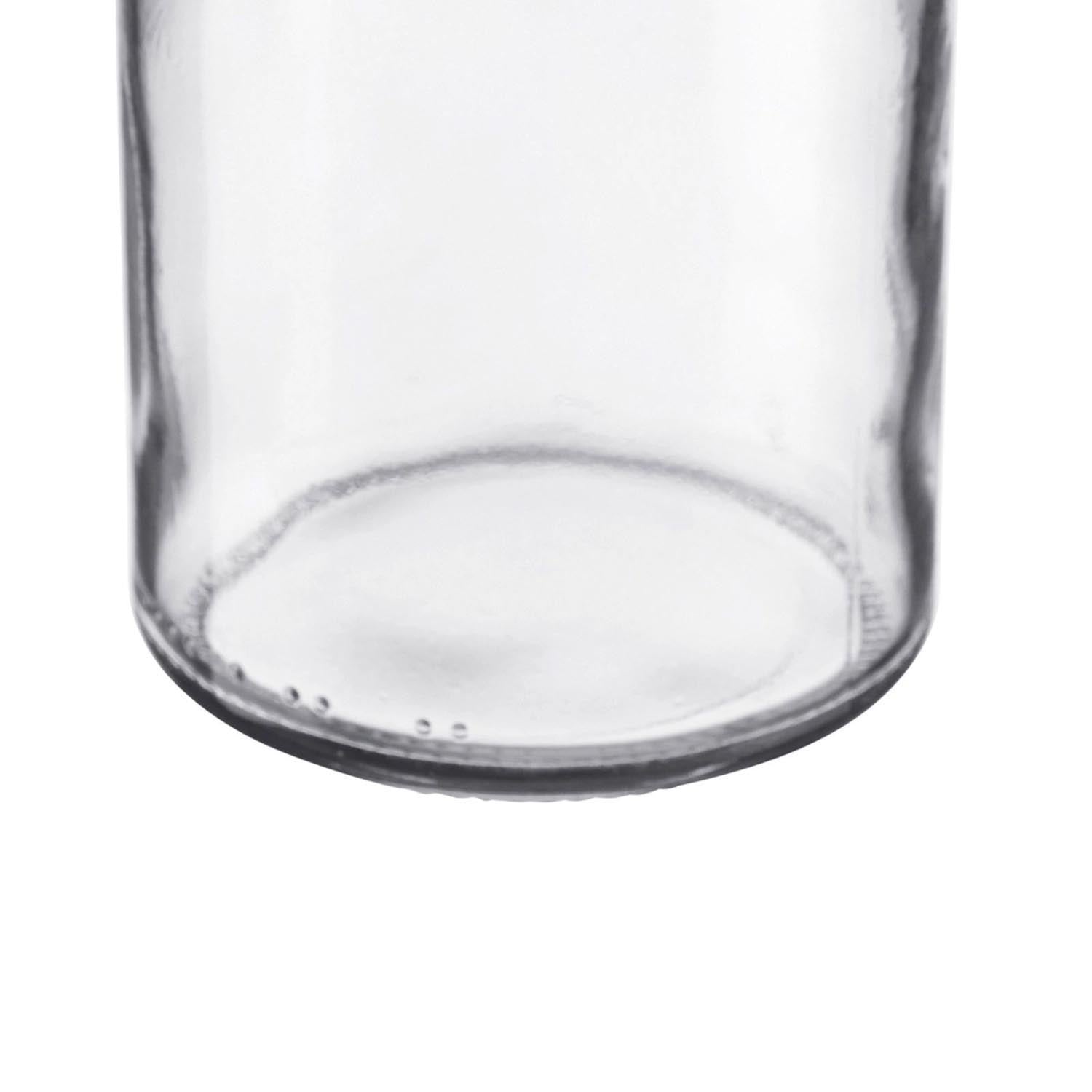 Sturzglas 230ml mit rot-weißem Deckel (66 mm), perfekt für Marmeladen, Einmachen oder Aufbewahrung, von Westmark.